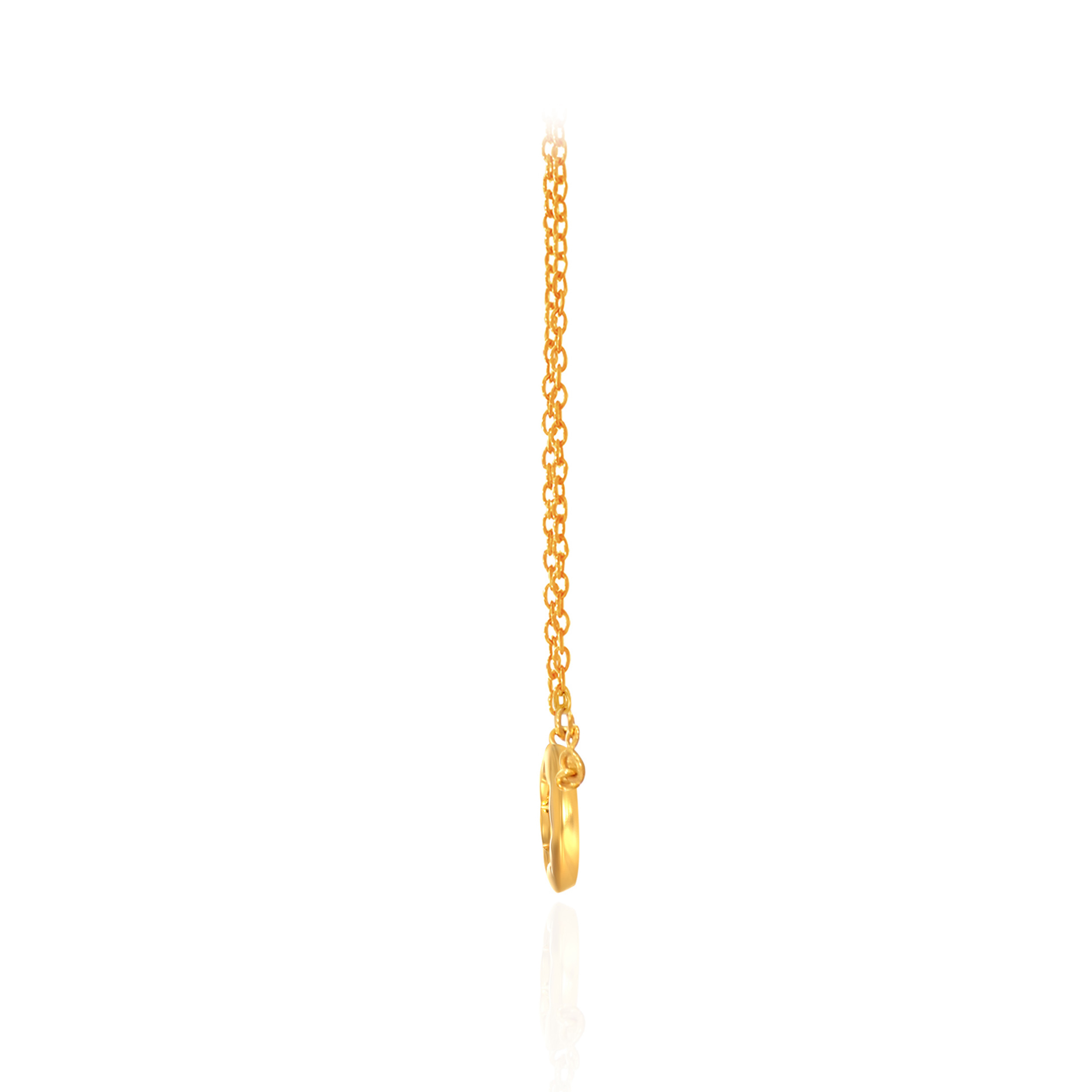 Geometric Starburst Gold Chain Pendant  - Senco Gold and Diamonds