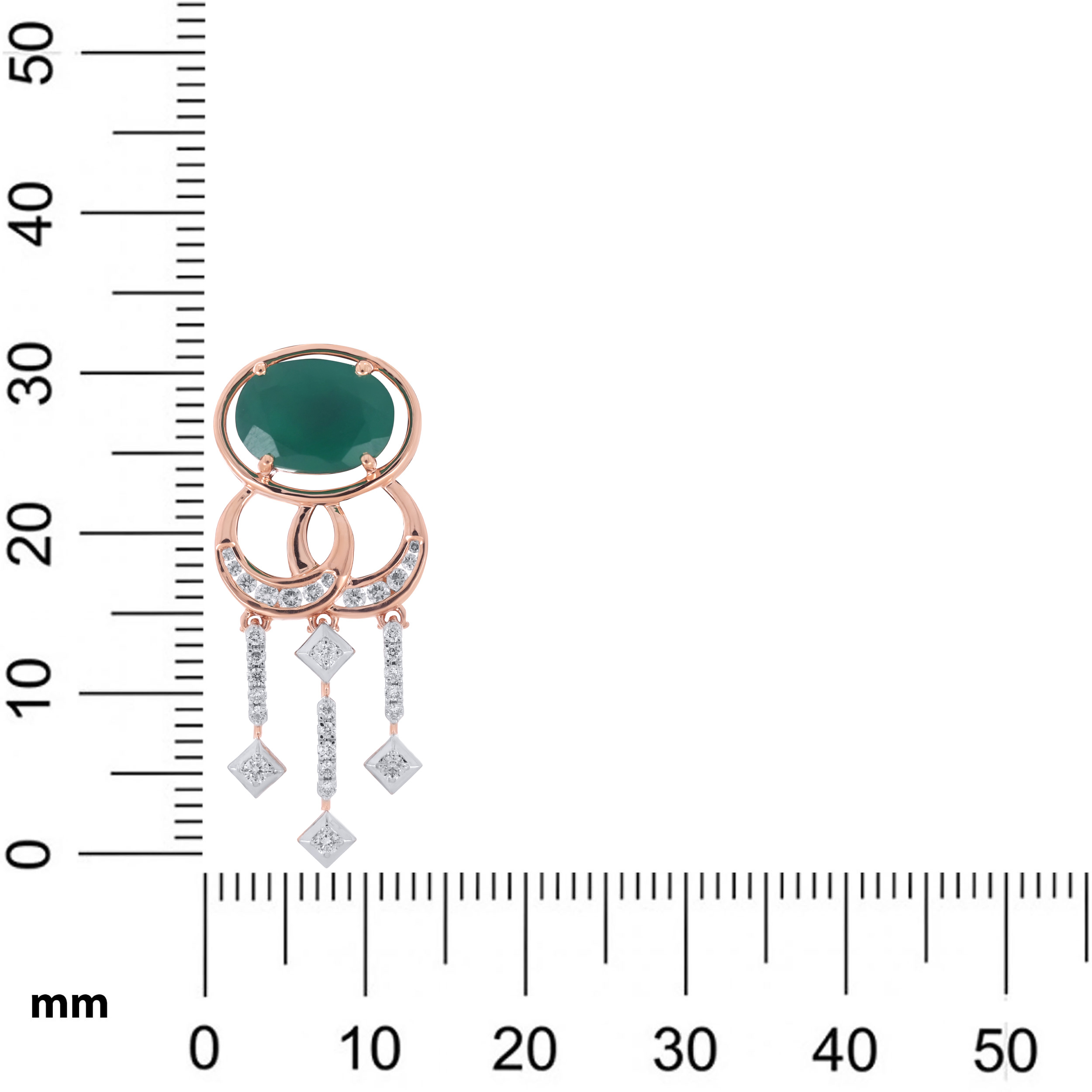 Serene Sparkle Diamond Drop Earrings - Senco Gold and Diamonds