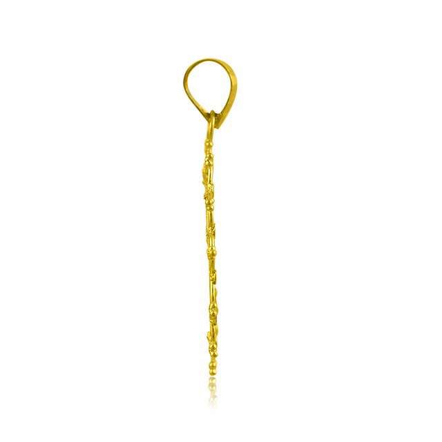 Shine of Jagannath Gold Pendant - Senco Gold and Diamonds