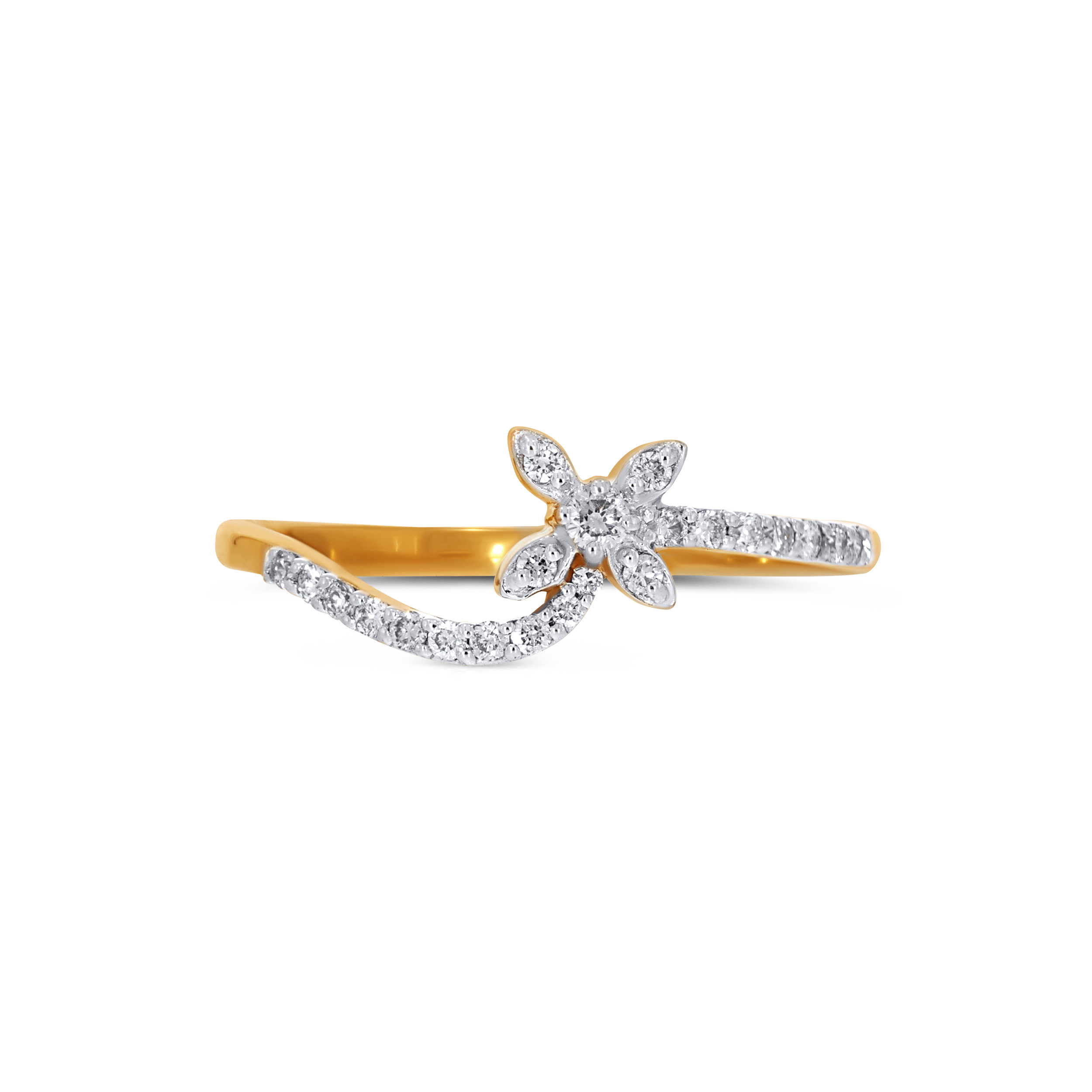 Petal Whisper Diamond Ring - Senco Gold and Diamonds