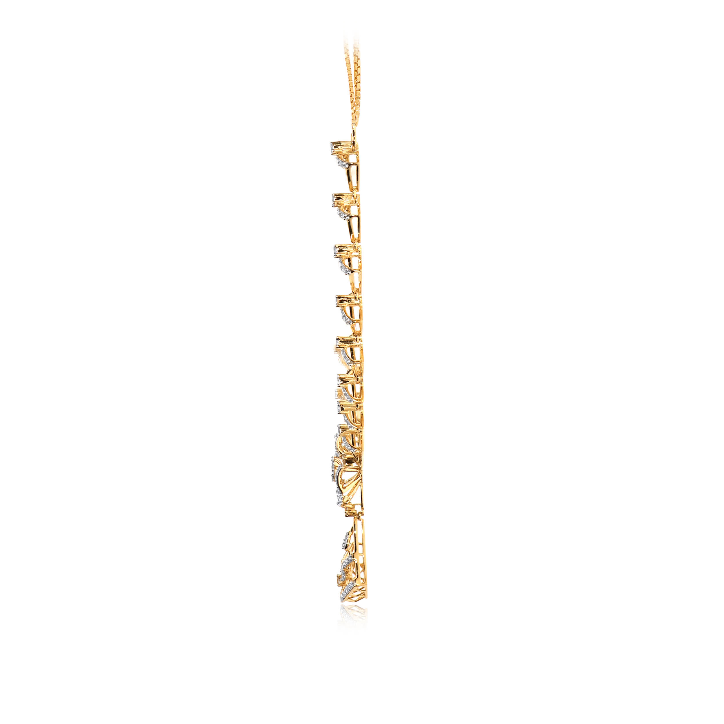 Prismatic Splendour Diamond Necklace - Senco Gold and Diamonds