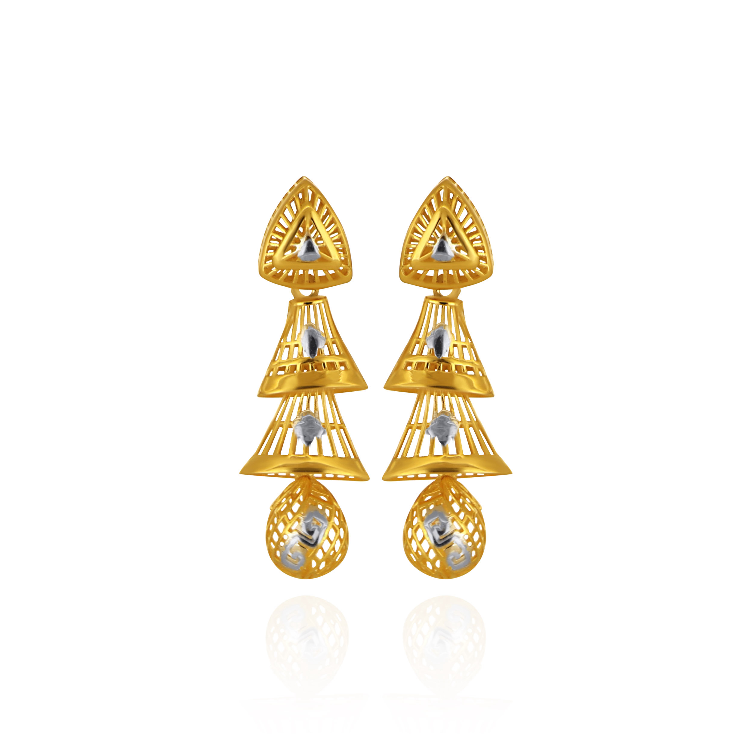 Ecliptica Aura Gold Earrings - Senco Gold and Diamonds