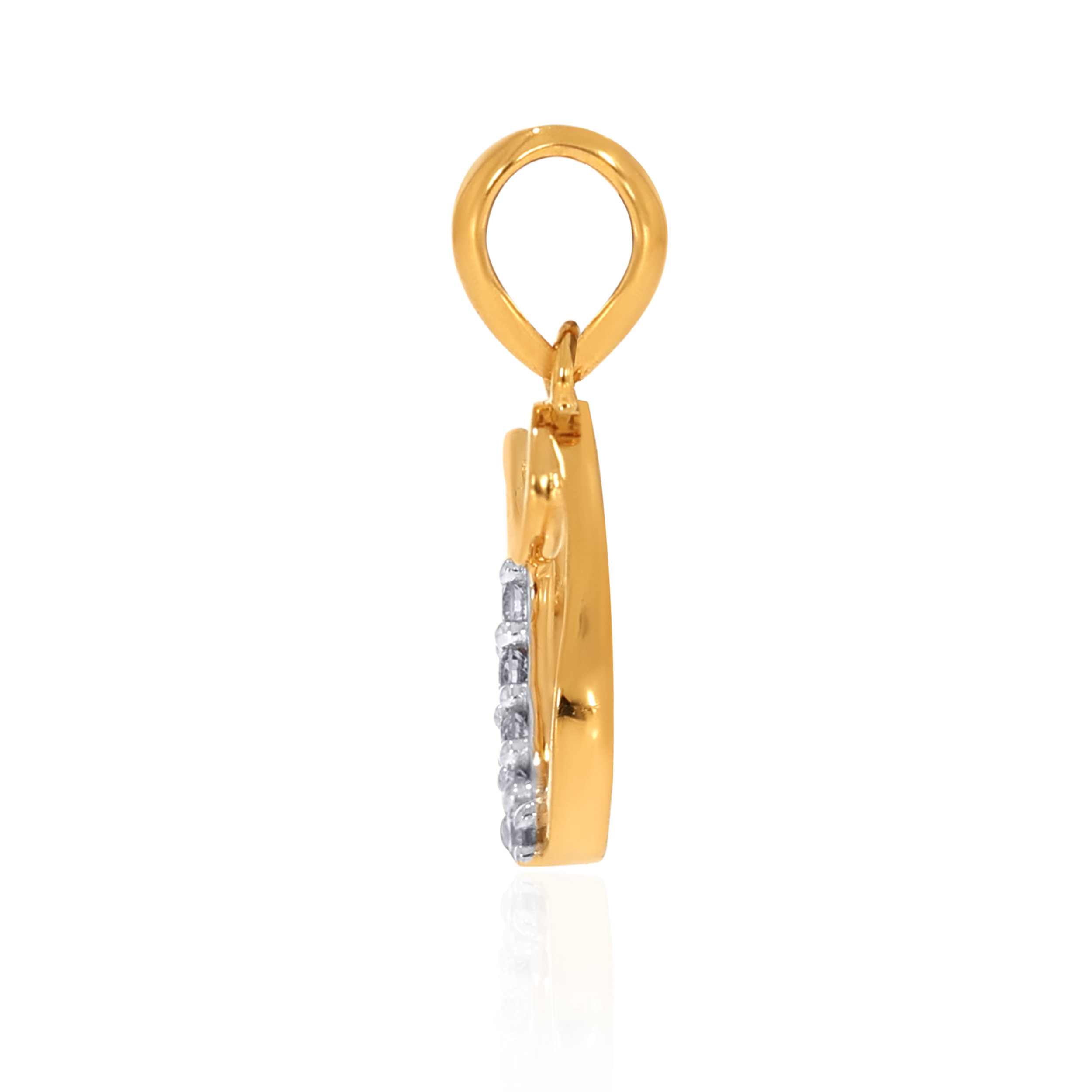Queen's Essence Q Diamond Pendant - Senco Gold and Diamonds