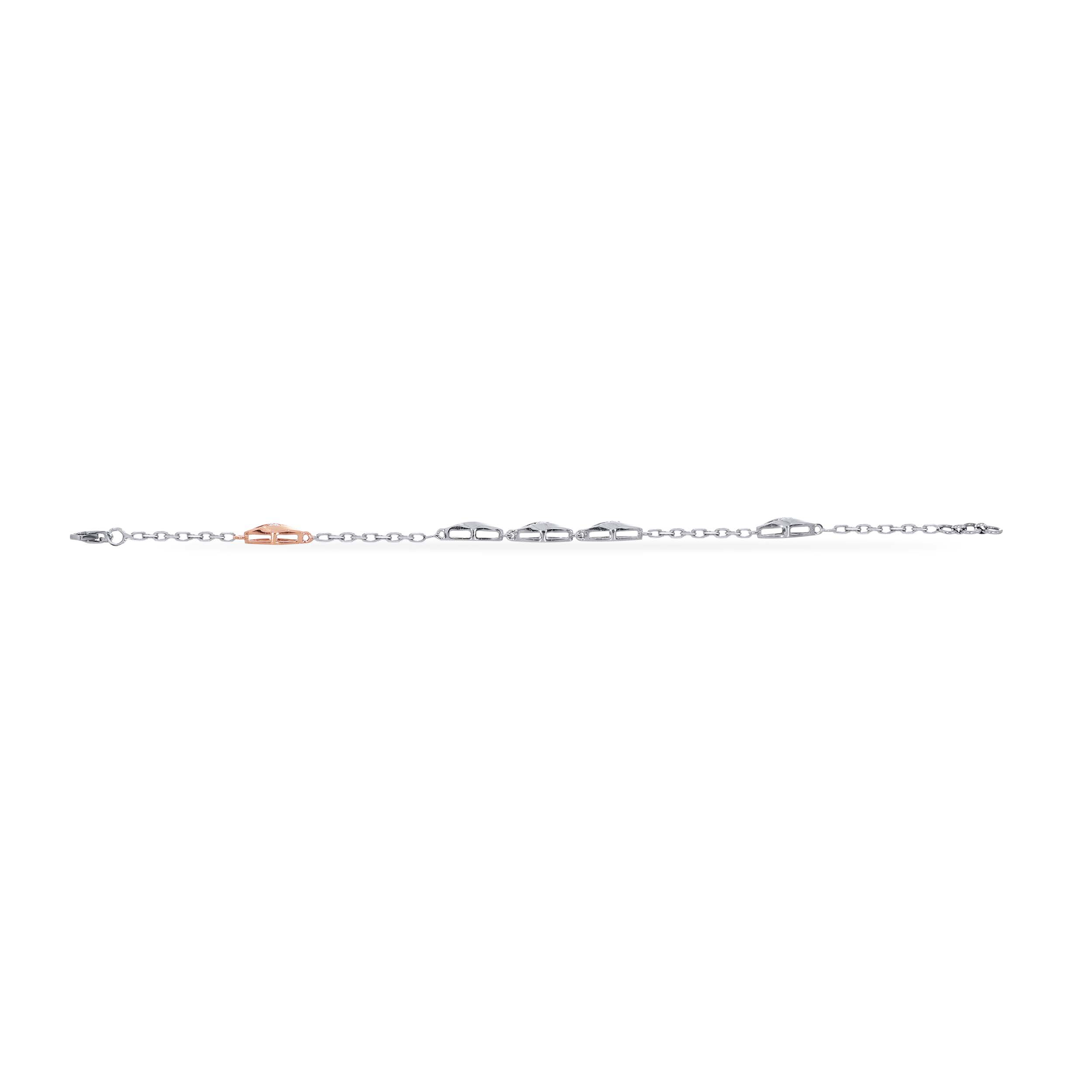 Subtle Vision Platinum Diamond Bracelet - Senco Gold and Diamonds