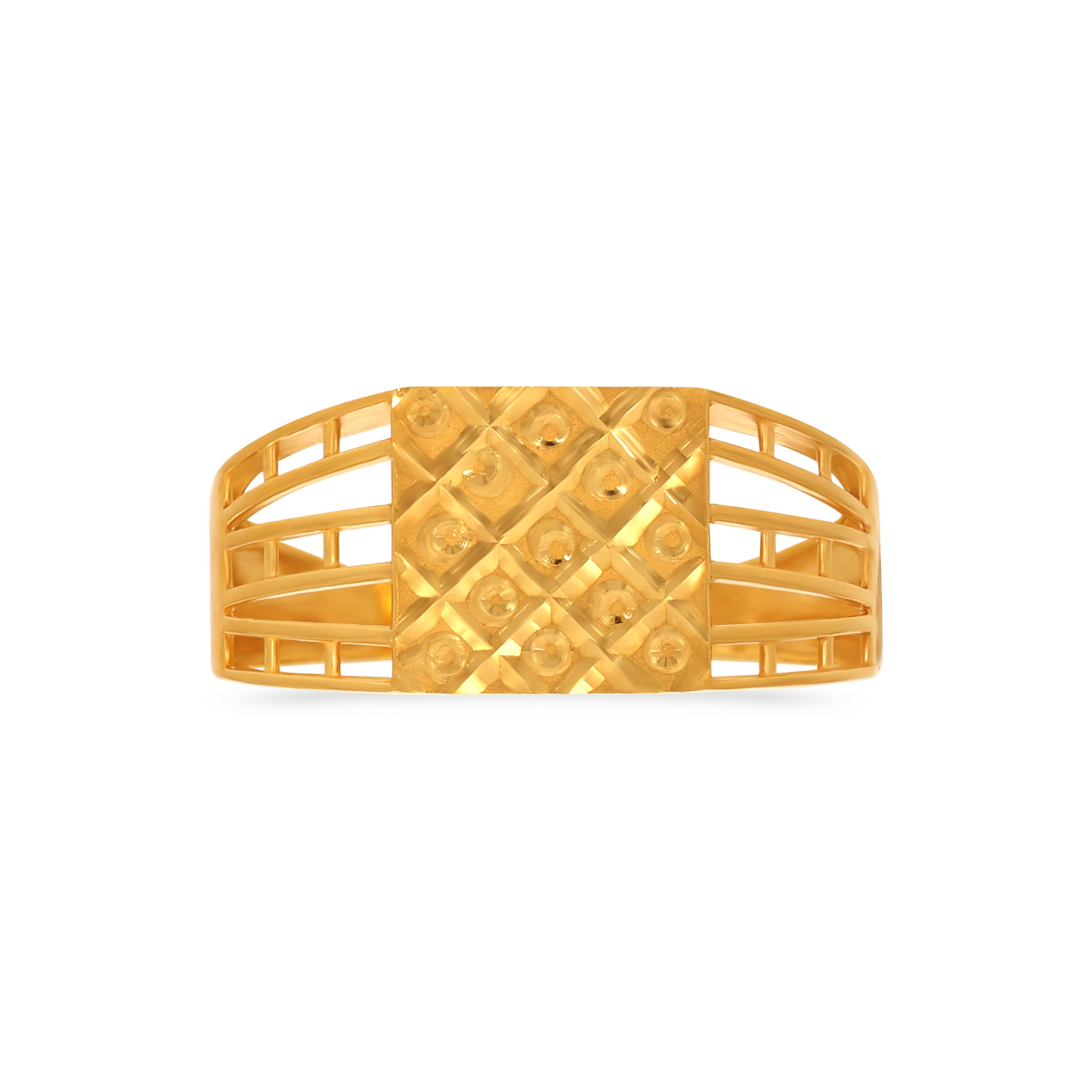 22K Yellow Gold Men's Ring  - GGR-D000445560 - Senco Gold and Diamonds