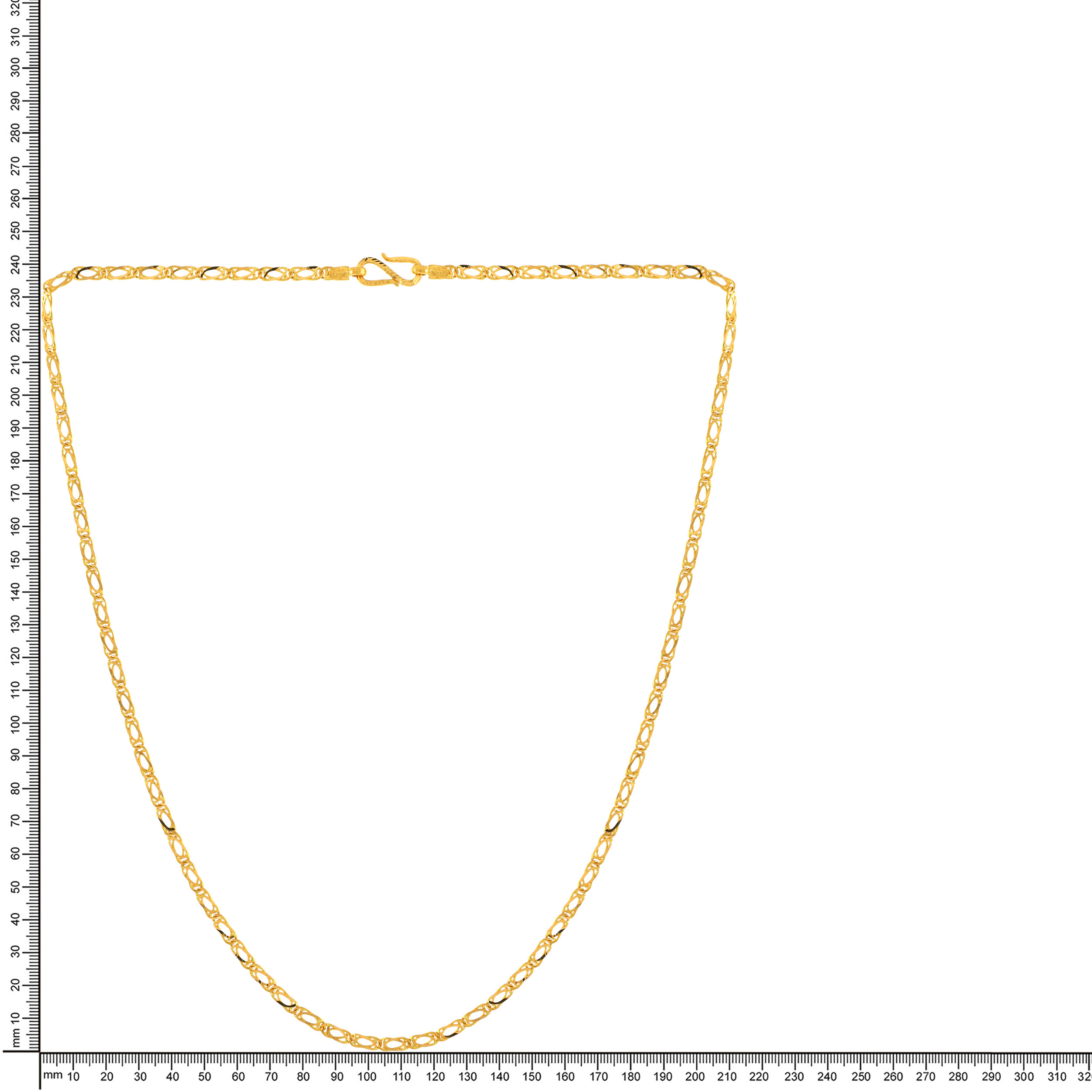22K Yellow Gold Mens Chain-GC-D000619048 - Senco Gold and Diamonds