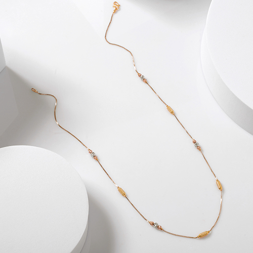 Harmony Hue Sleek Gold Chain - Senco Gold and Diamonds