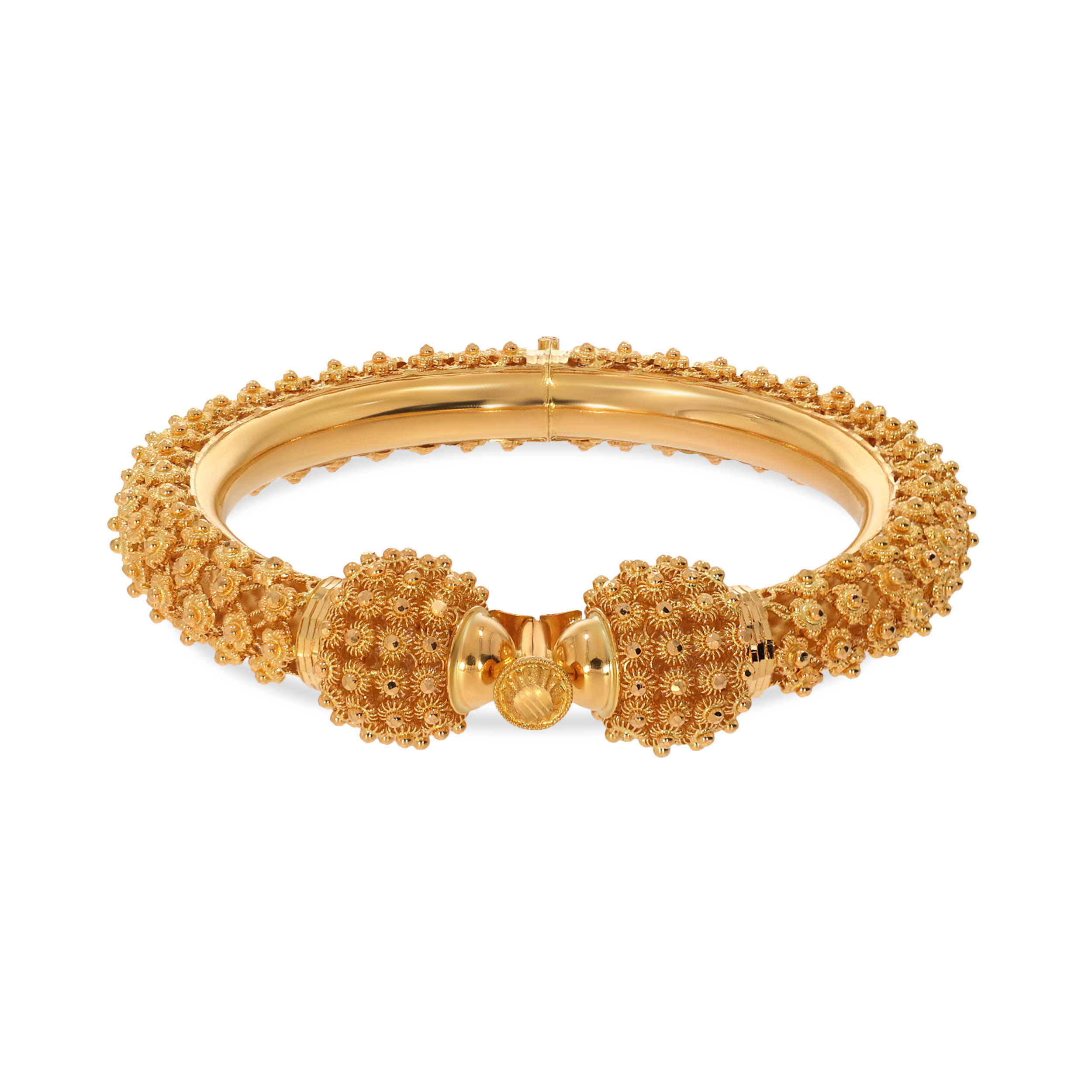 Gilded Grandeur Gold Bangle - Senco Gold and Diamonds