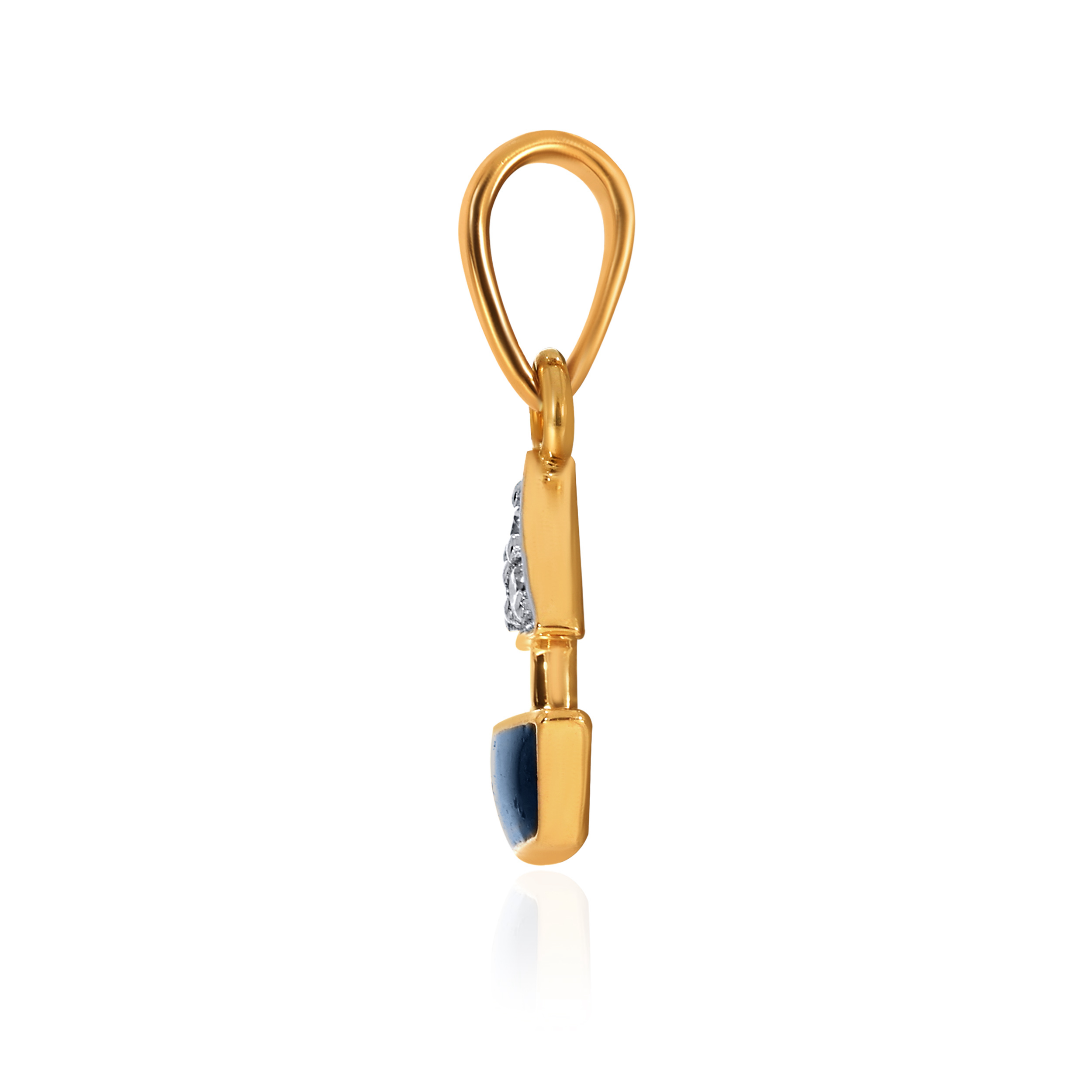 14K Yellow Gold Kids Diamond Pendant-DPN-D000790394 - Senco Gold and Diamonds