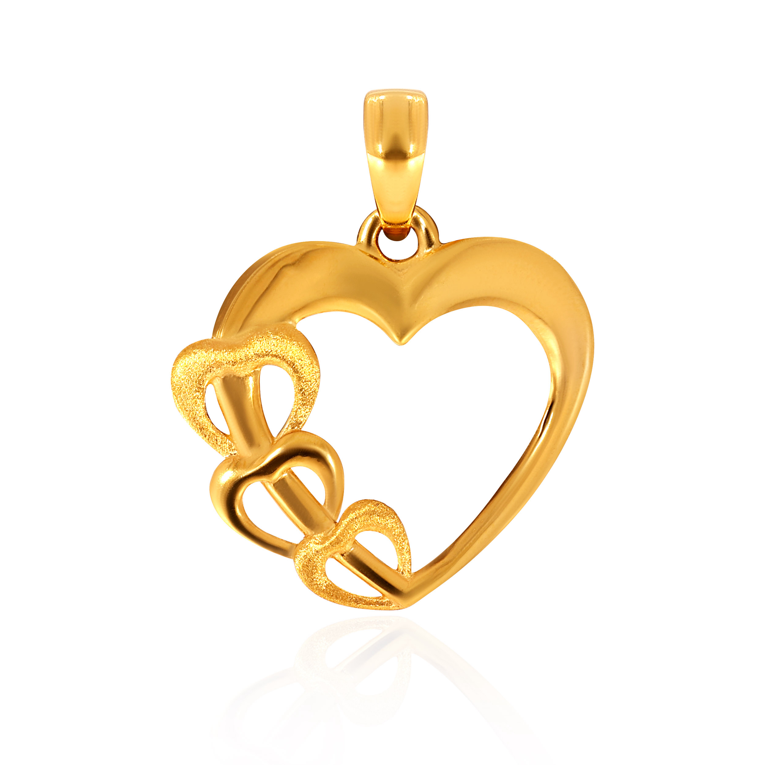 Heartfelt Harmony Gold Pendant - Senco Gold and Diamonds