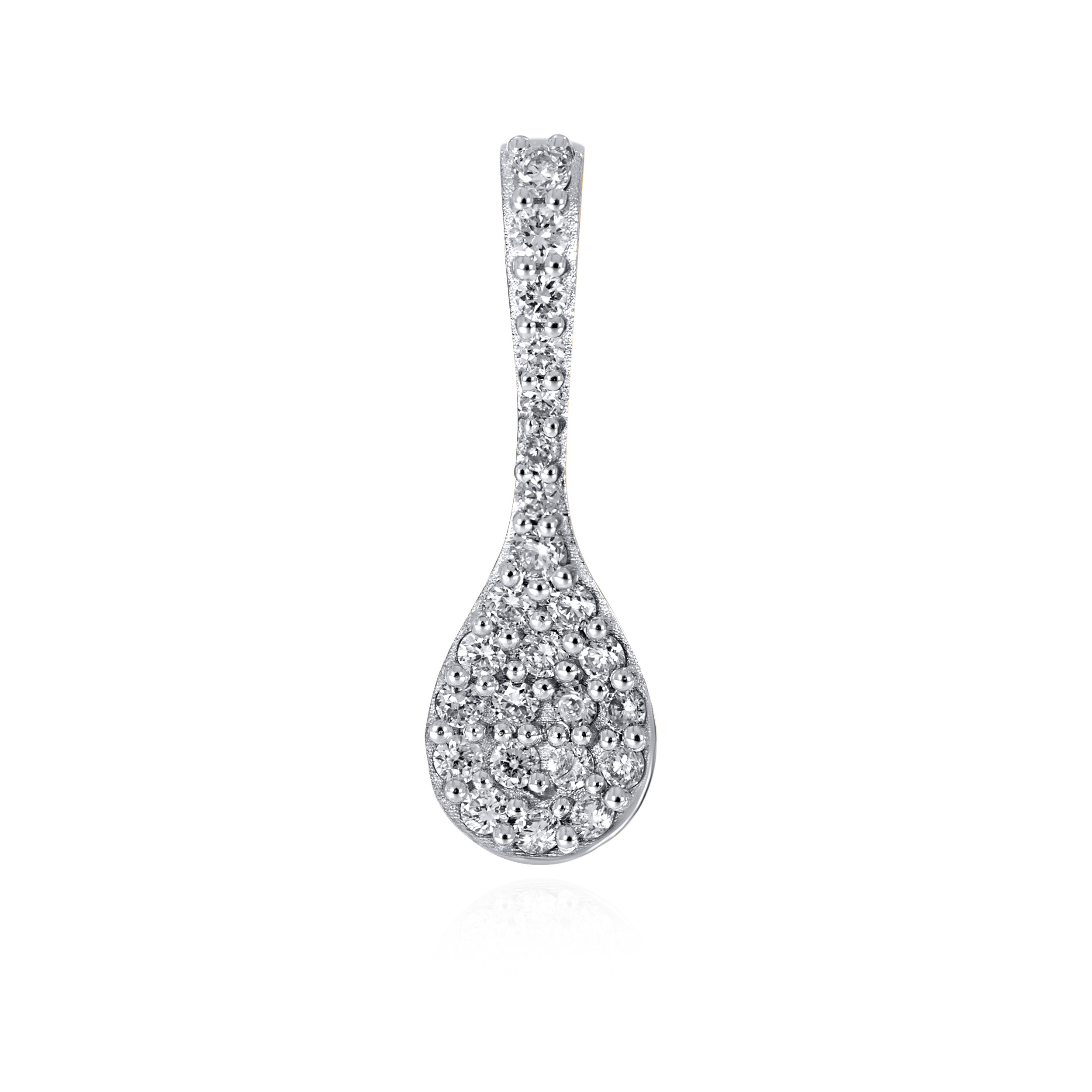 Spoonflow Diamond Pendant - Senco Gold and Diamonds