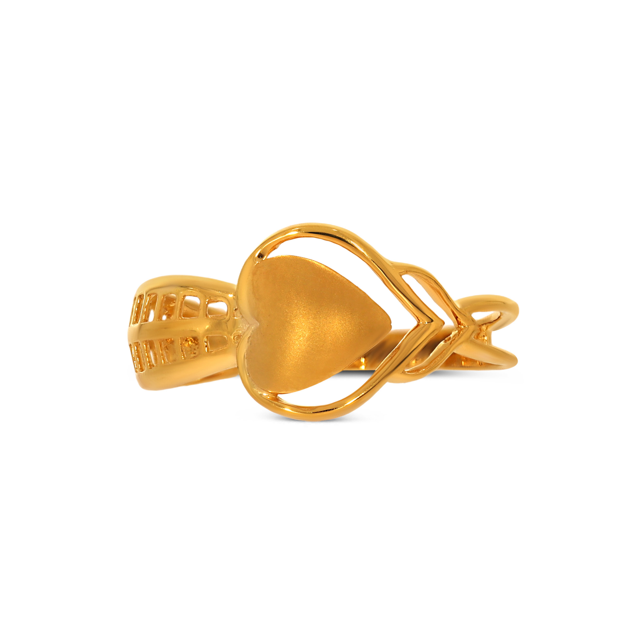 Layered Love Gold Ring - Senco Gold and Diamonds