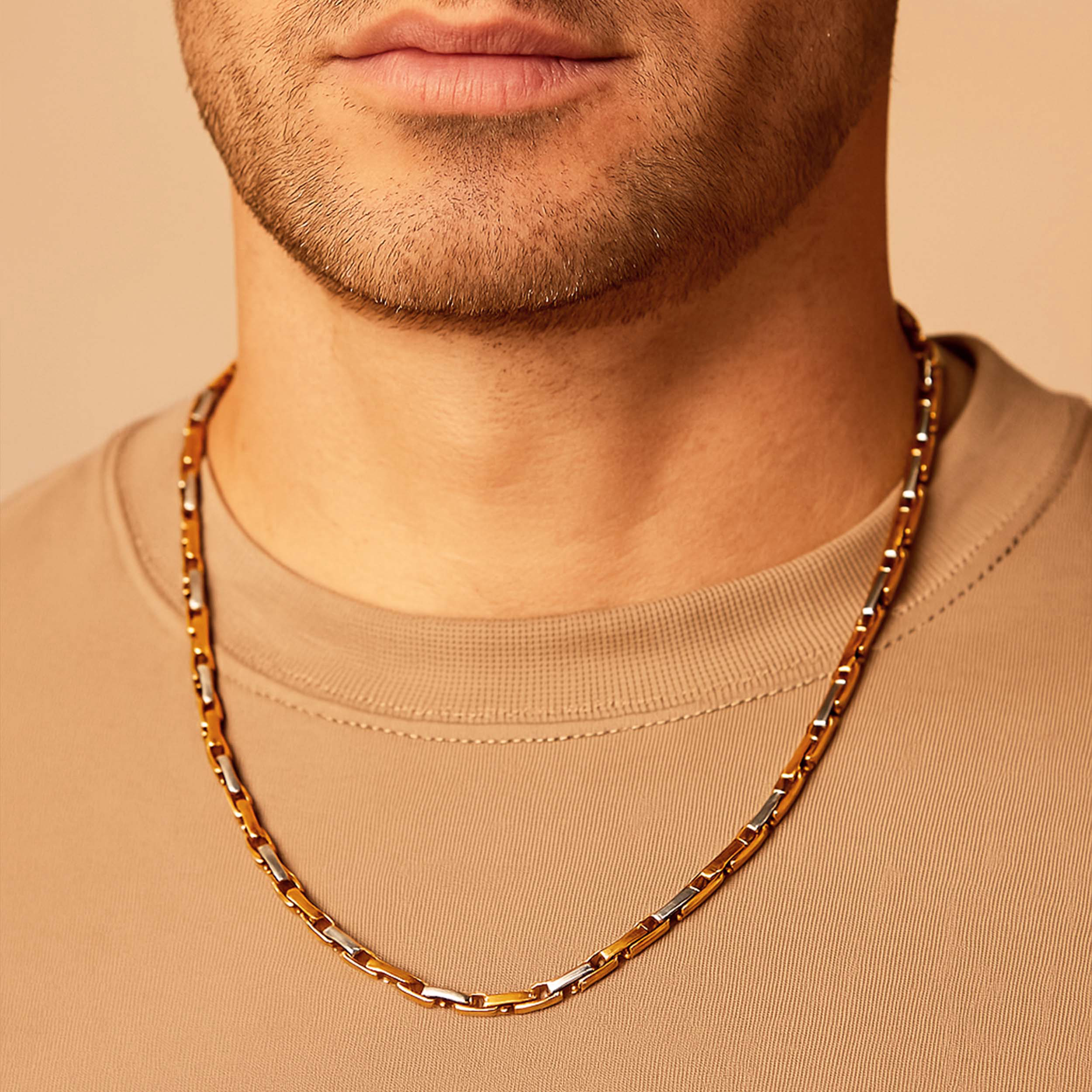 VogueLink Men's Gold Chain - Senco Gold and Diamonds