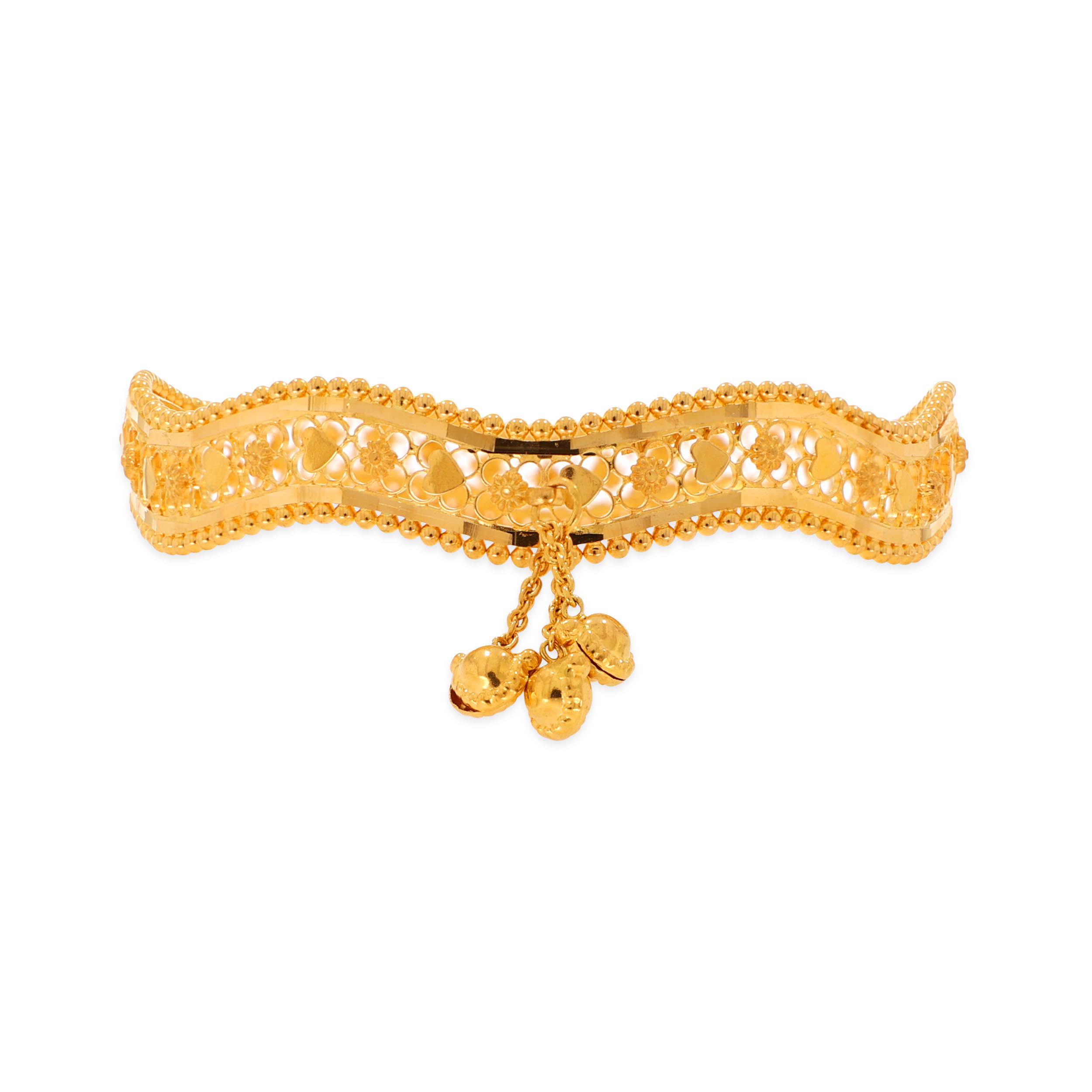 Adorable Chime Gold Bangle - Senco Gold and Diamonds