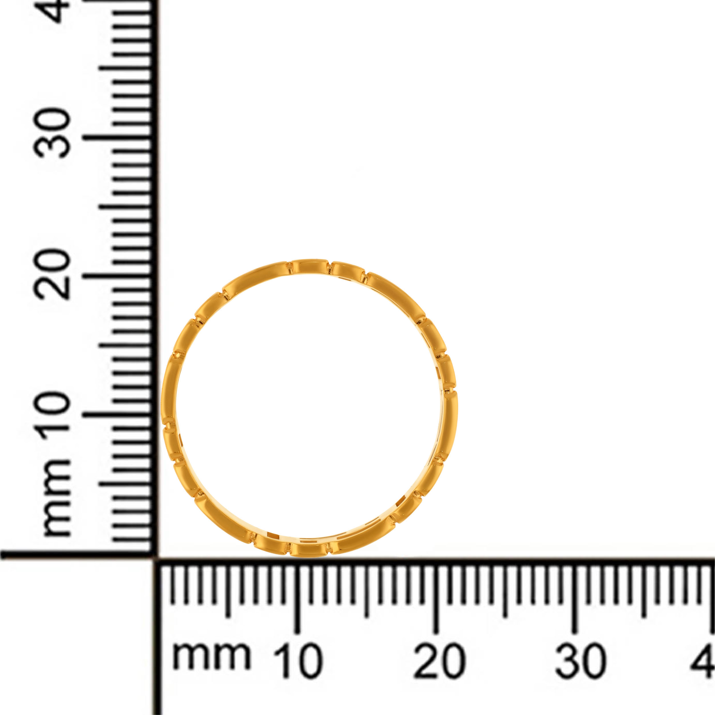 Blockform Men's Gold Ring alternate view 3