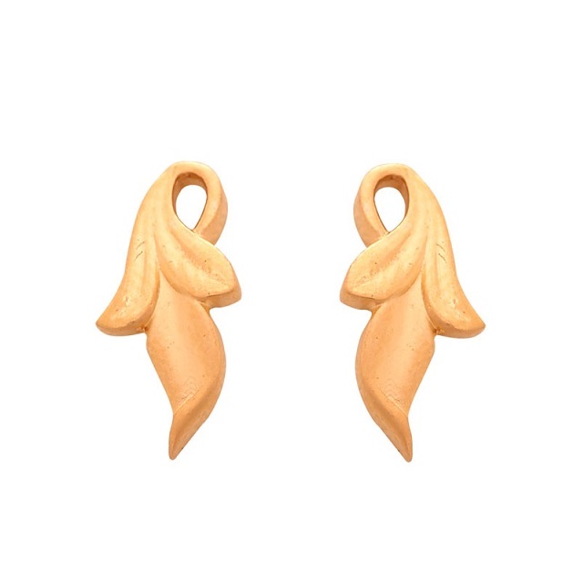 Creative Bud Gold Studs - Senco Gold and Diamonds