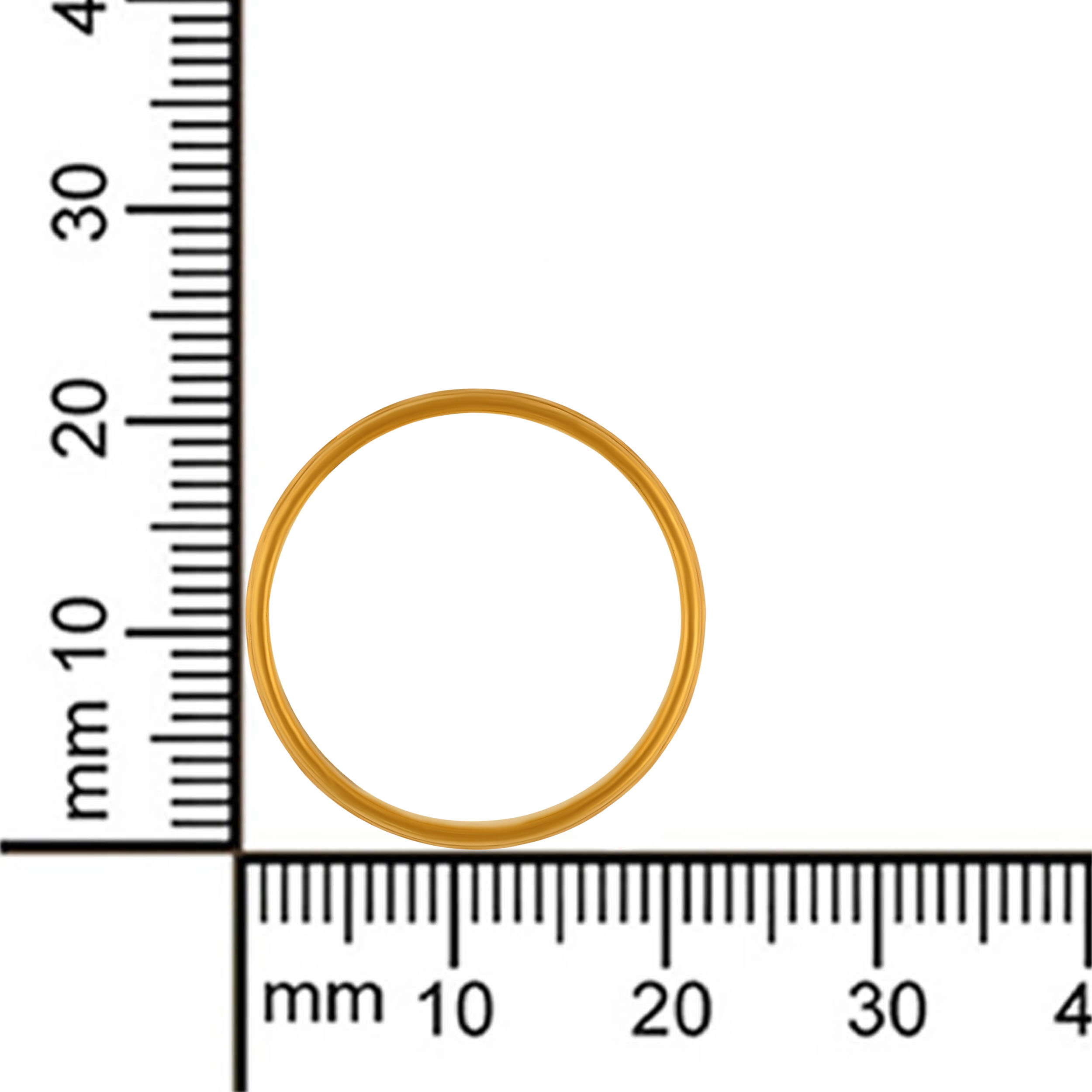 Modern Undulate Men's Gold Ring - Senco Gold and Diamonds