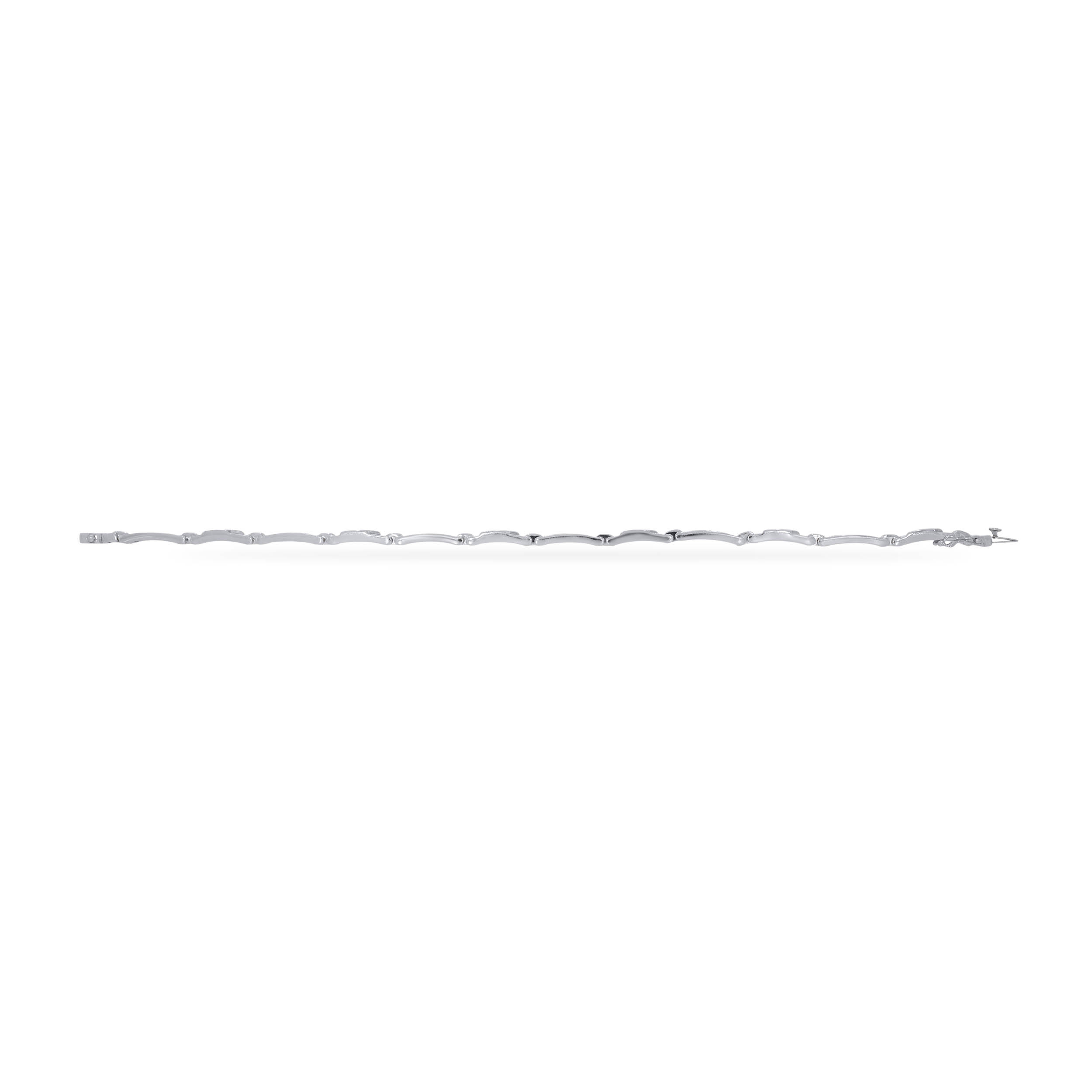 Glam Wrist Men Platinum Diamond Wristlet - Senco Gold and Diamonds