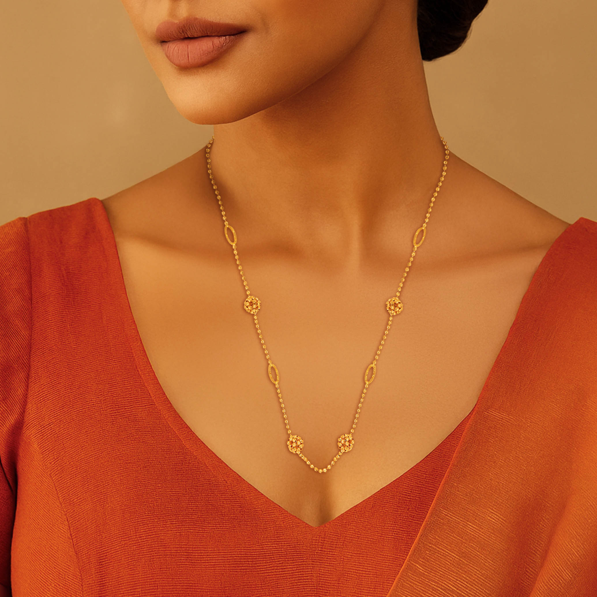Chic Gleam Gold Chain - Senco Gold and Diamonds