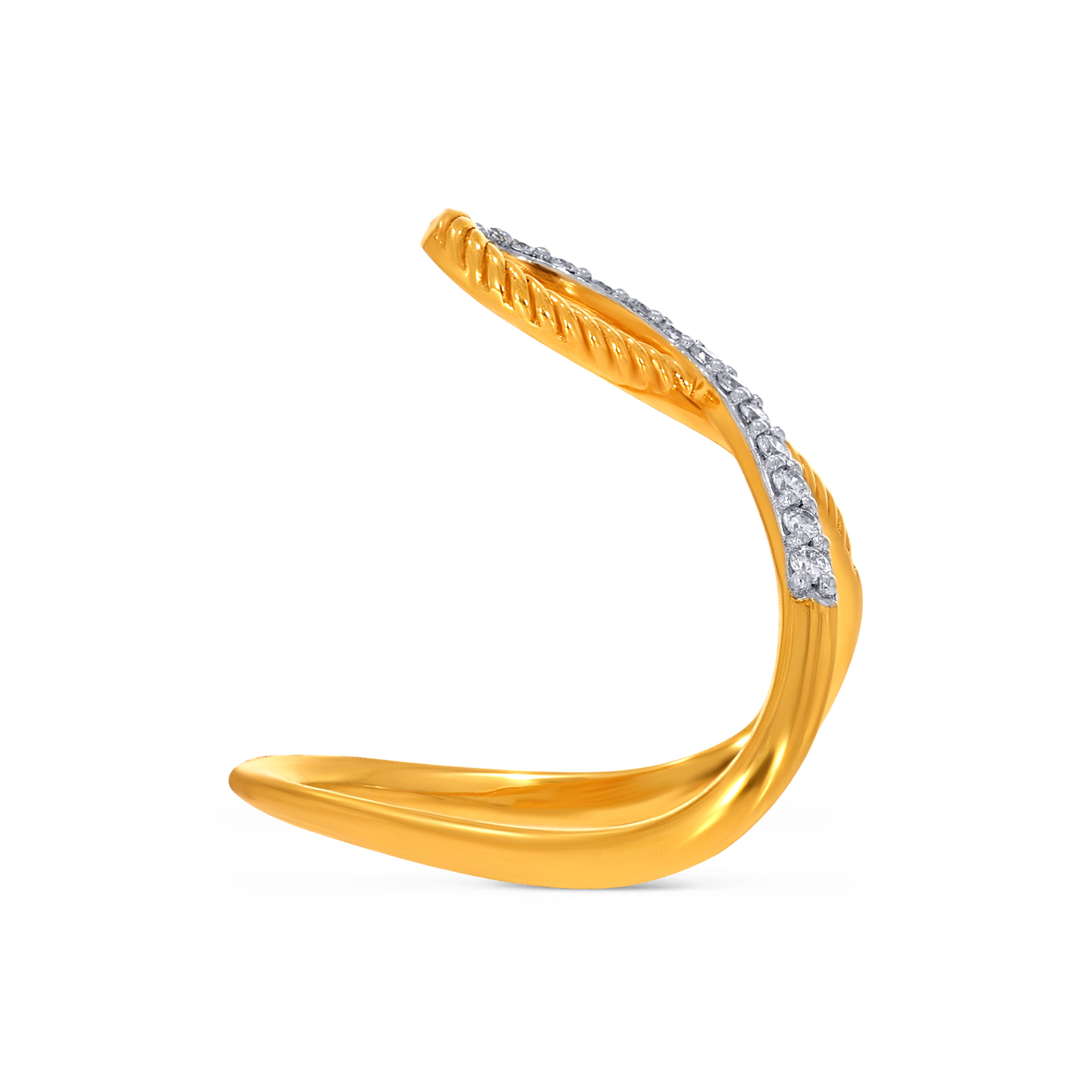 Artistic Swirl Diamond Ring - Senco Gold and Diamonds