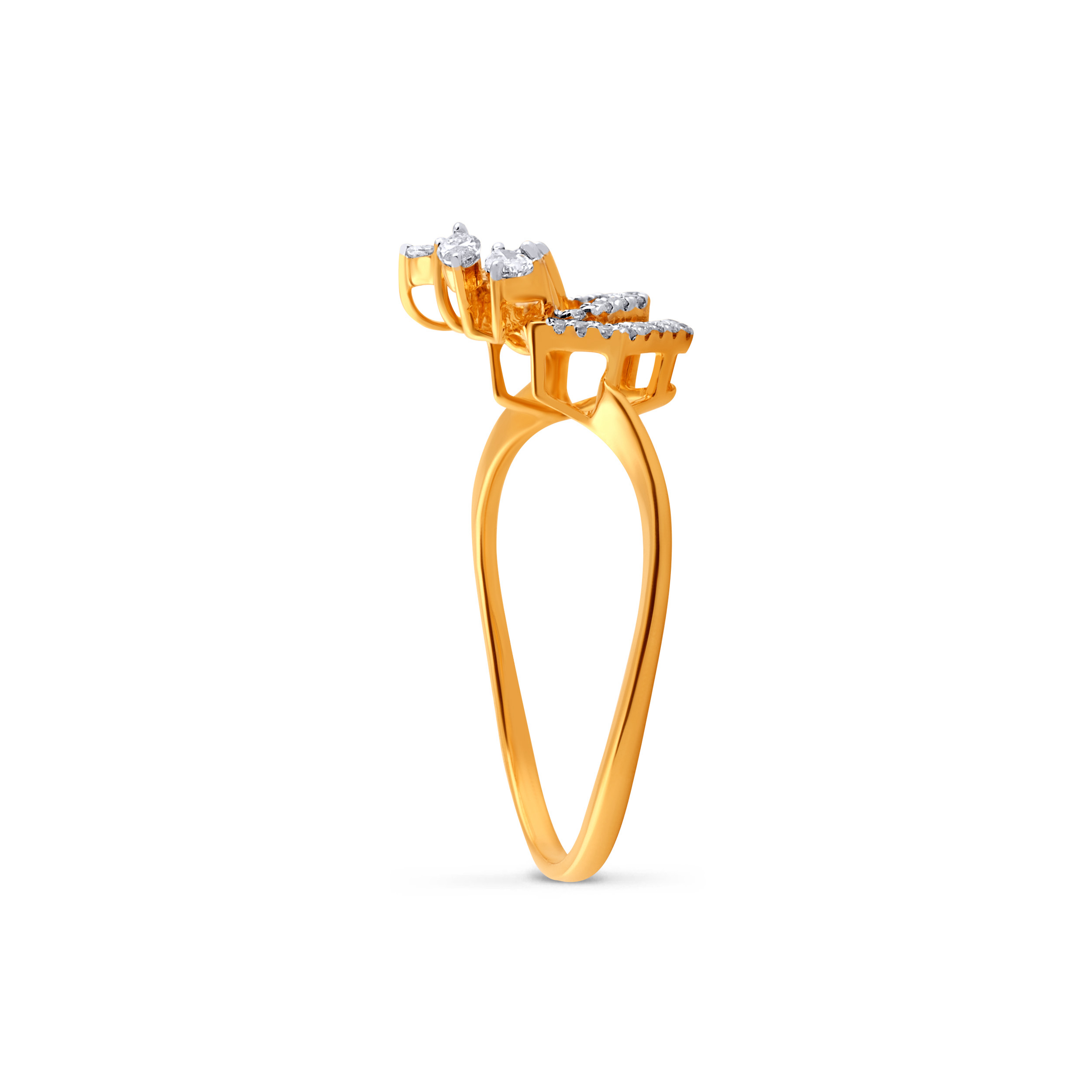 Crownleaf Elegance Diamond Ring - Senco Gold and Diamonds