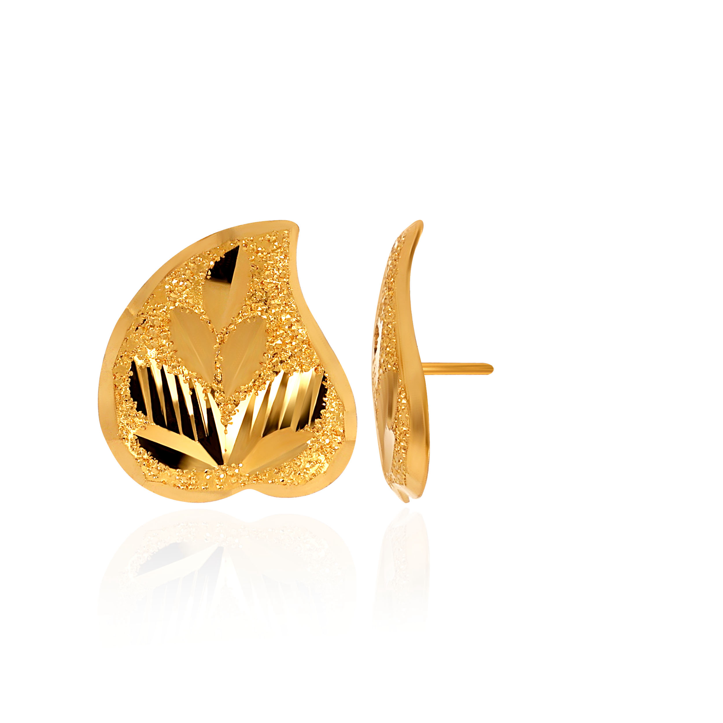22K Yellow Gold Gold Studs Earrings-GP-D000659478 - Senco Gold and Diamonds