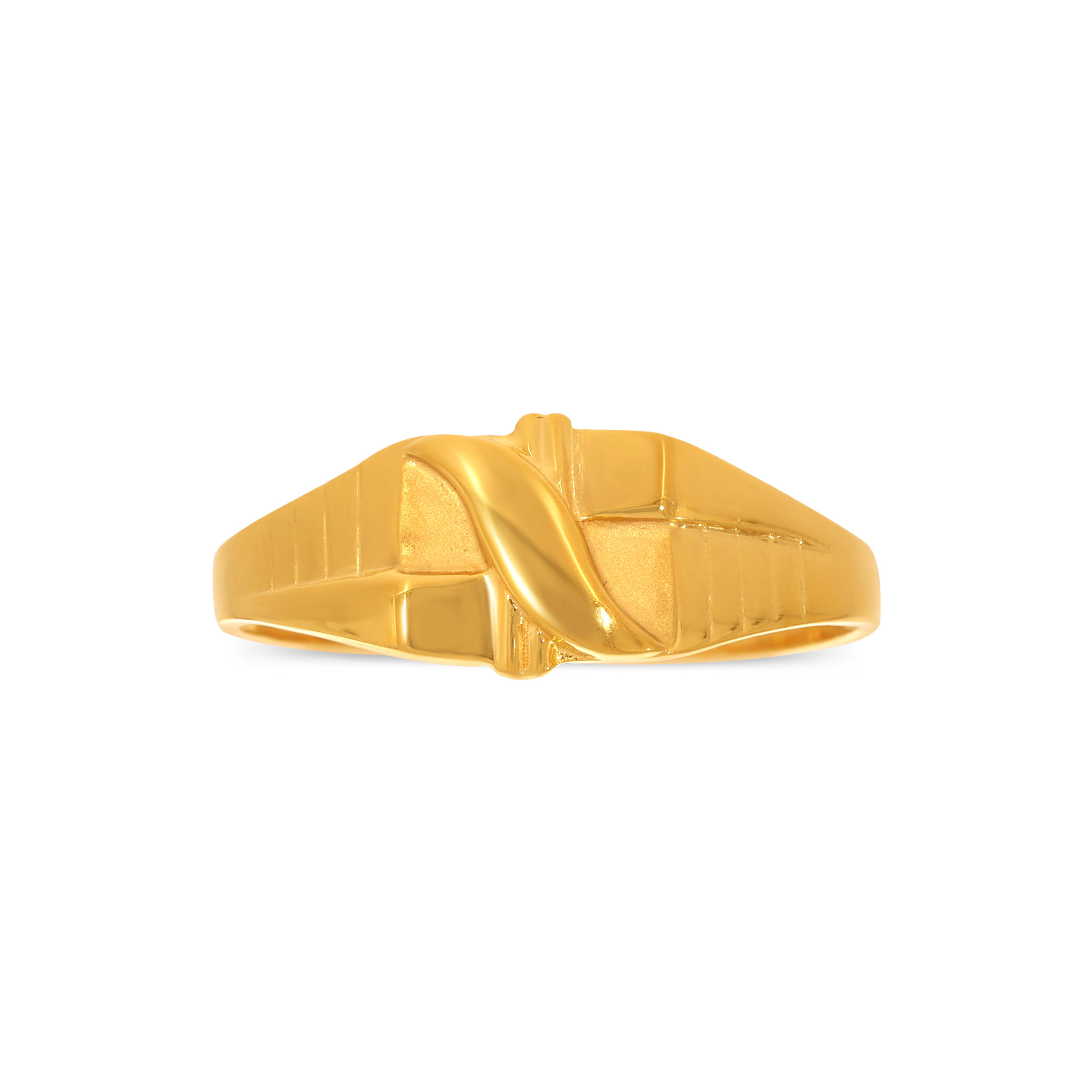 Artisan Contour Men's Gold Ring - Senco Gold and Diamonds