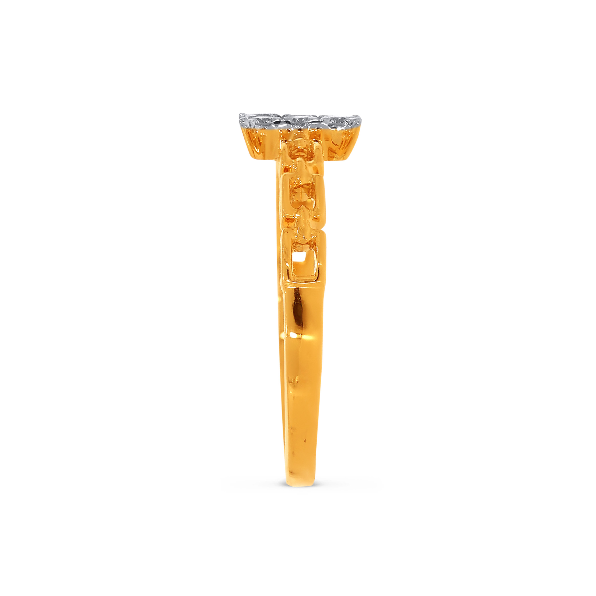 18K Yellow Gold Diamond Ring-DLR-D000772736 - Senco Gold and Diamonds