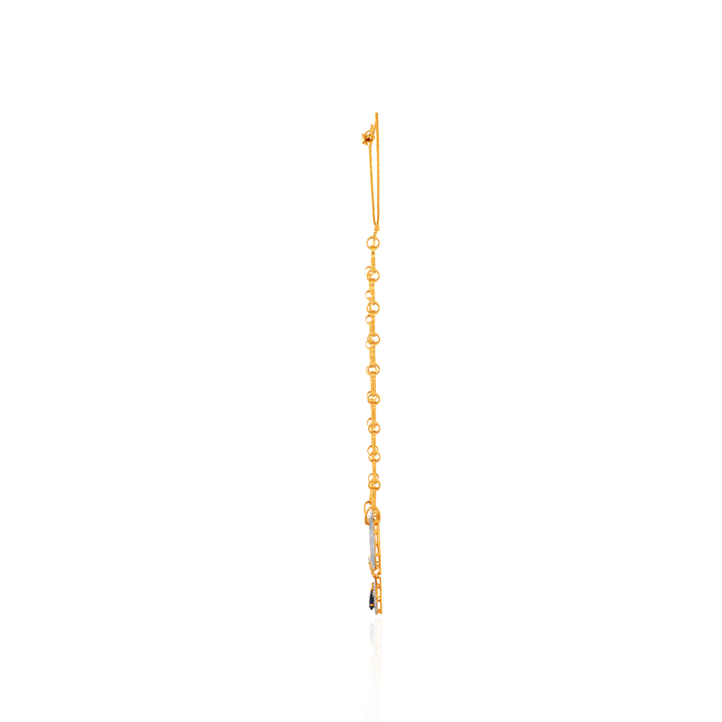 Geometric Azure Diamond Necklace - Senco Gold and Diamonds
