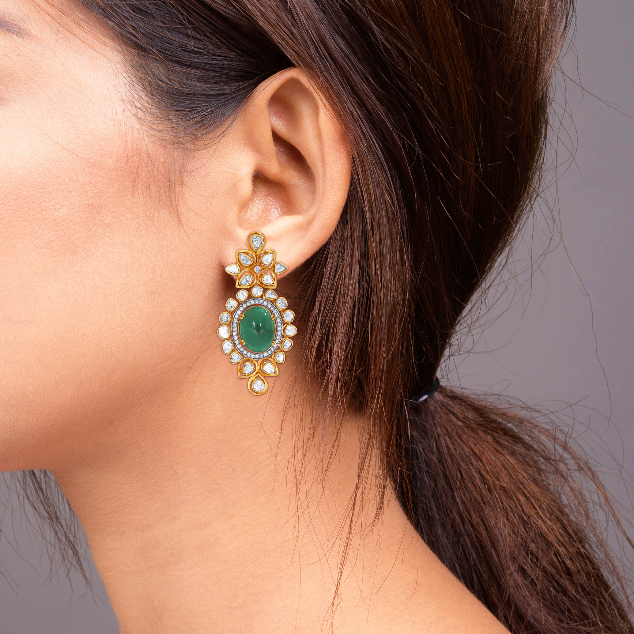 Luxora Grace Diamond Drop Earrings - Senco Gold and Diamonds