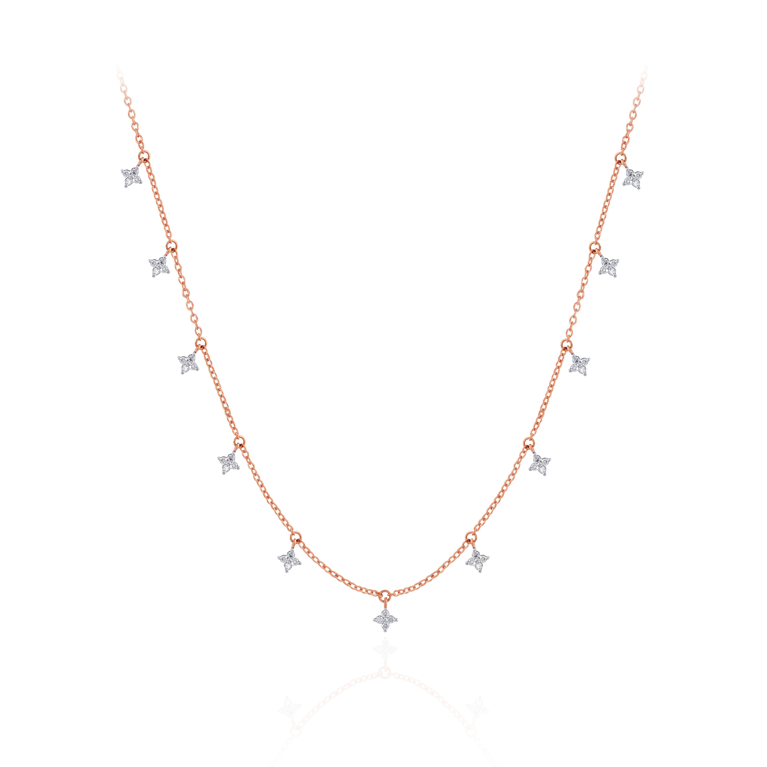 Nova Line Spark Diamond Gold Necklace - Senco Gold and Diamonds