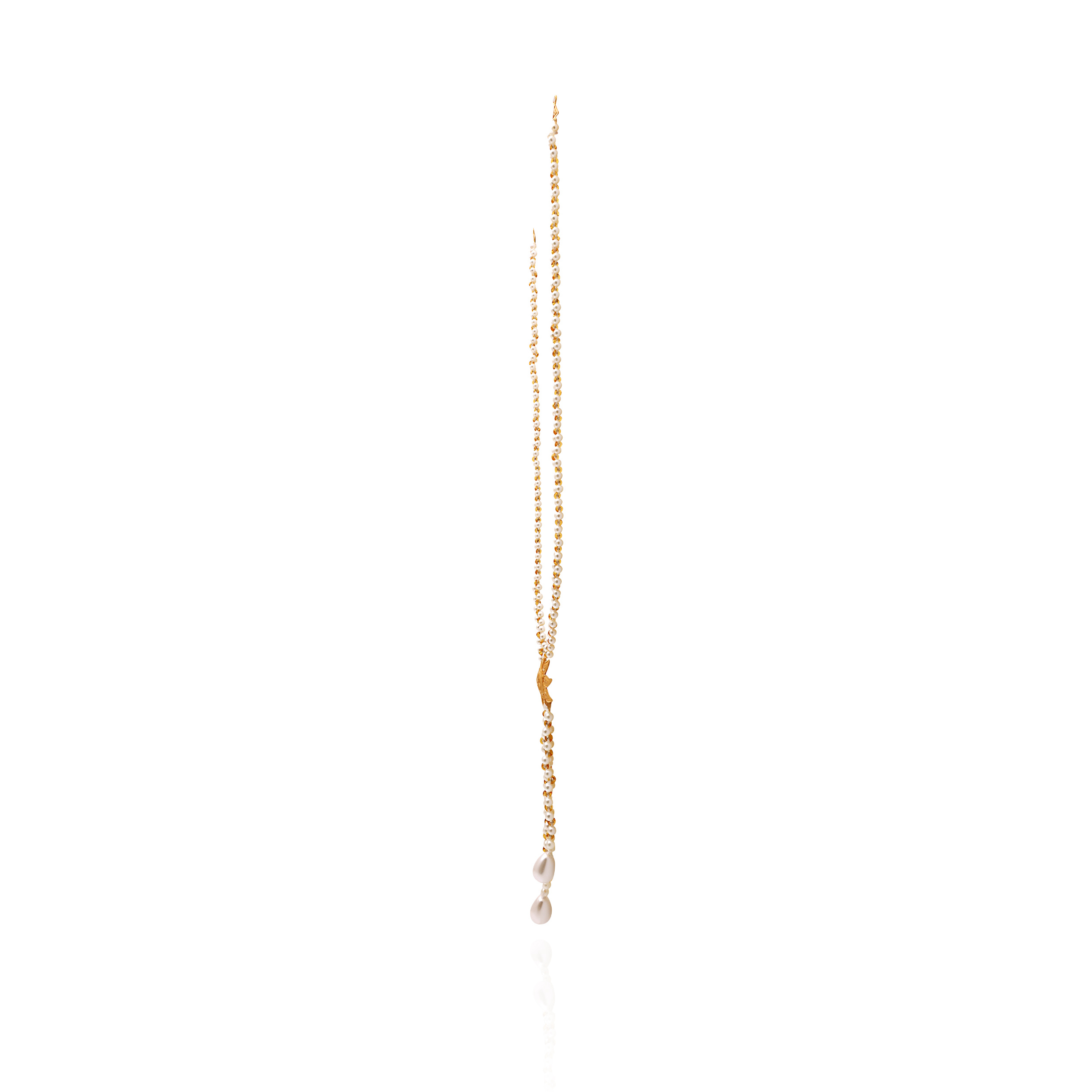 Ellora Pearl Gold Necklace - Senco Gold and Diamonds