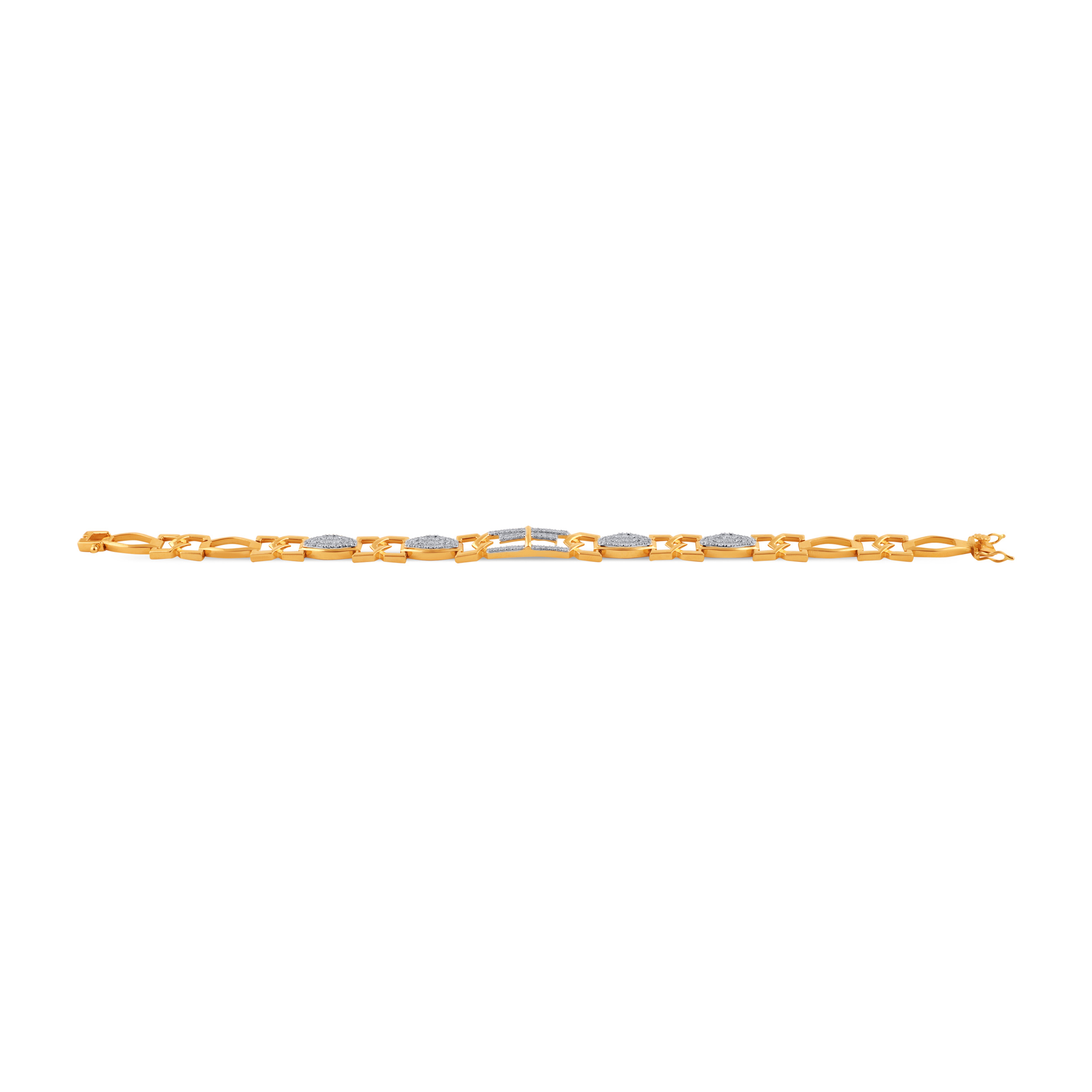 Regent Flame Men's Diamond Wristlet - Senco Gold and Diamonds