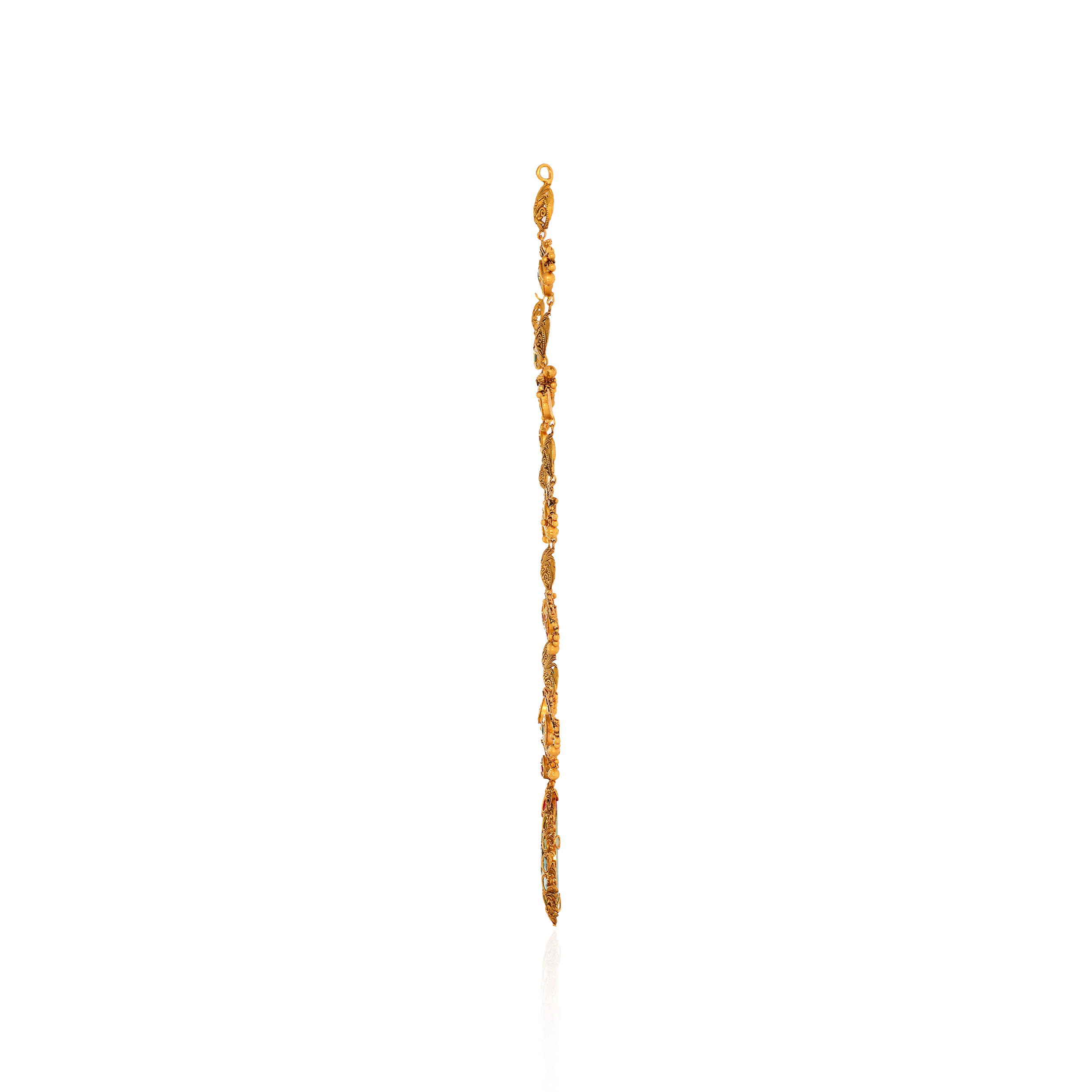 22K Yellow Gold Kundan Necklace-GN-D000788430 - Senco Gold and Diamonds