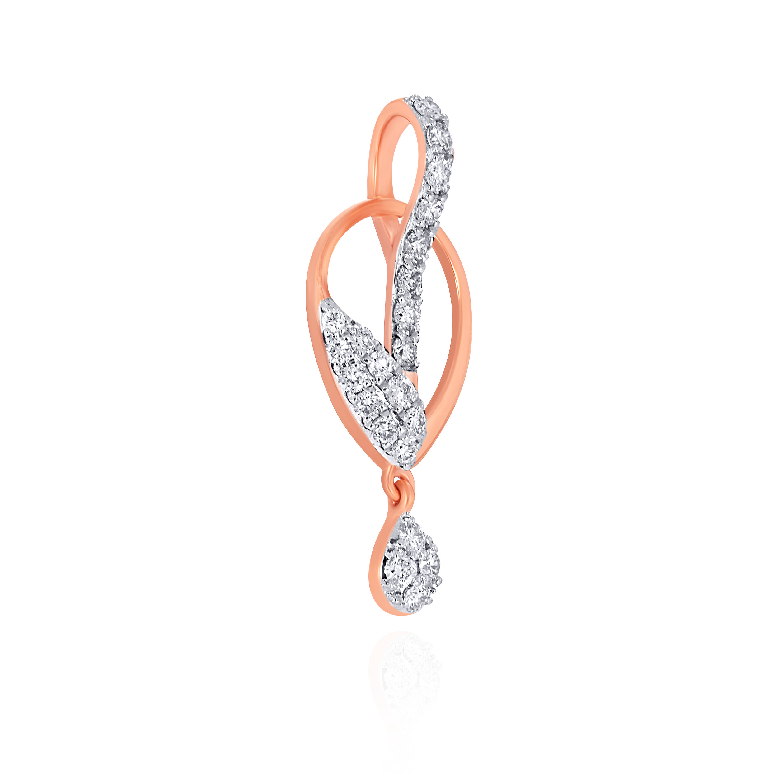Gleaming Loop Diamond Pendant - Senco Gold and Diamonds