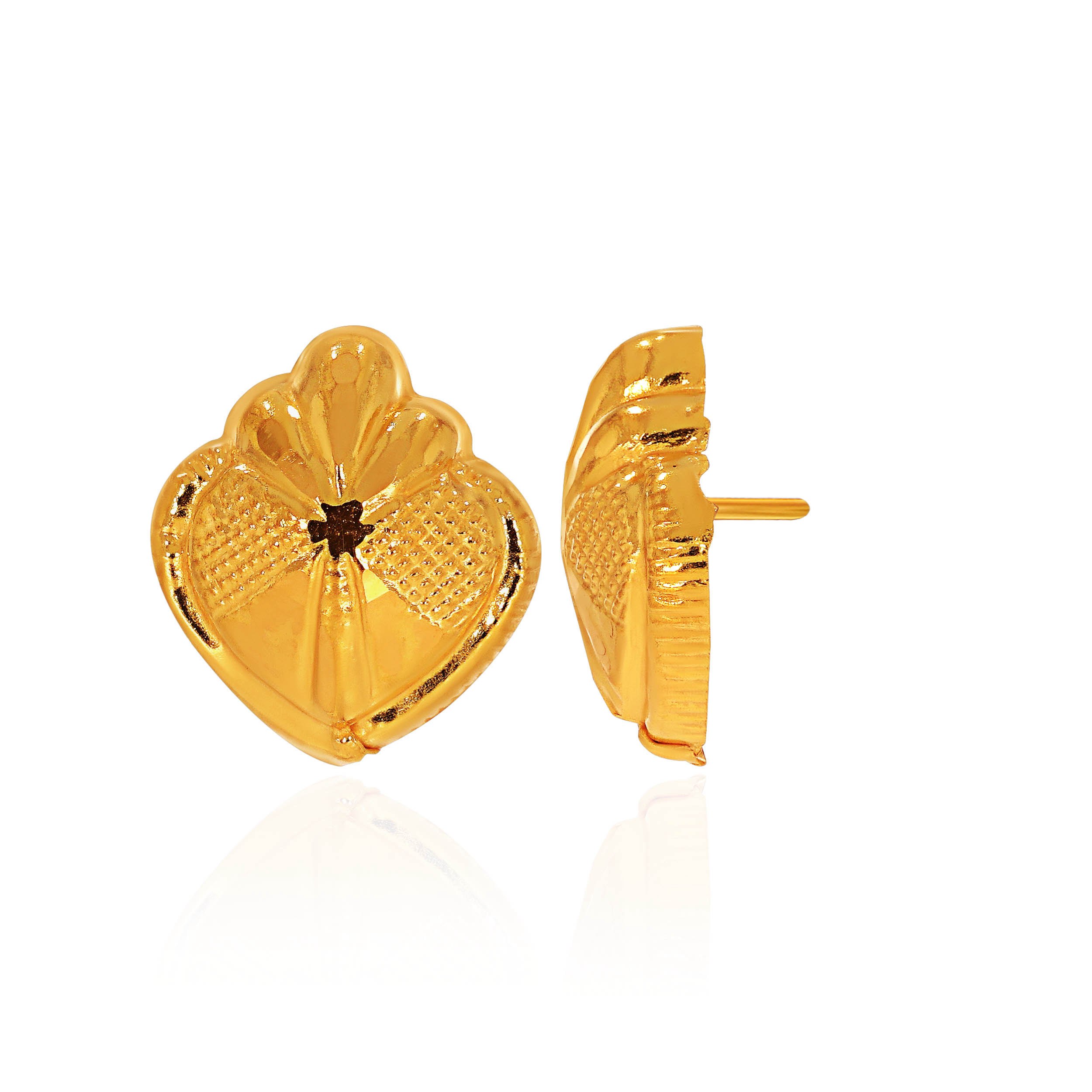 22K Yellow Gold Gold Studs Earrings-GP-D000712555 - Senco Gold and Diamonds
