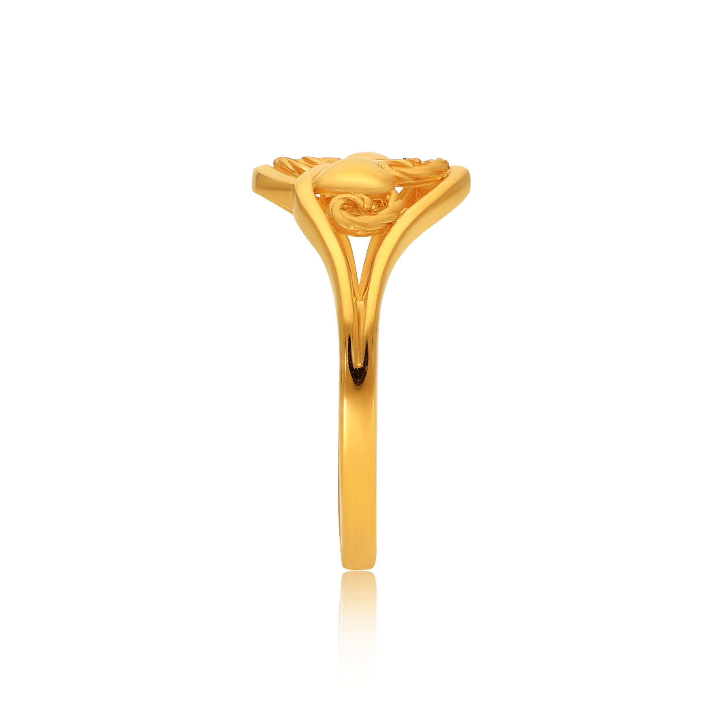 22K Yellow Gold Ring_GLR-SAD0002216 - Senco Gold and Diamonds