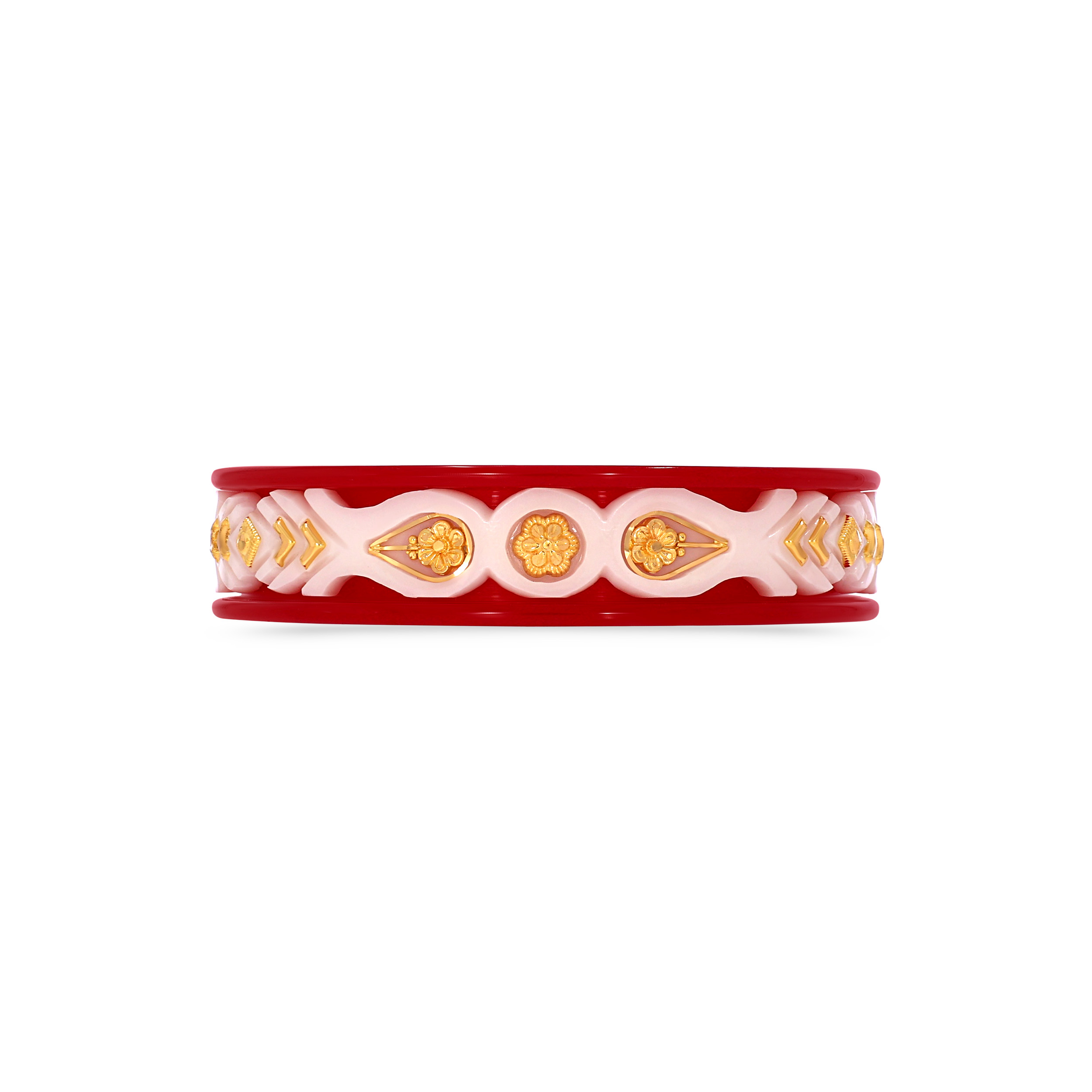 Traditional Fusion Gold Pola Bangle.. - Senco Gold and Diamonds