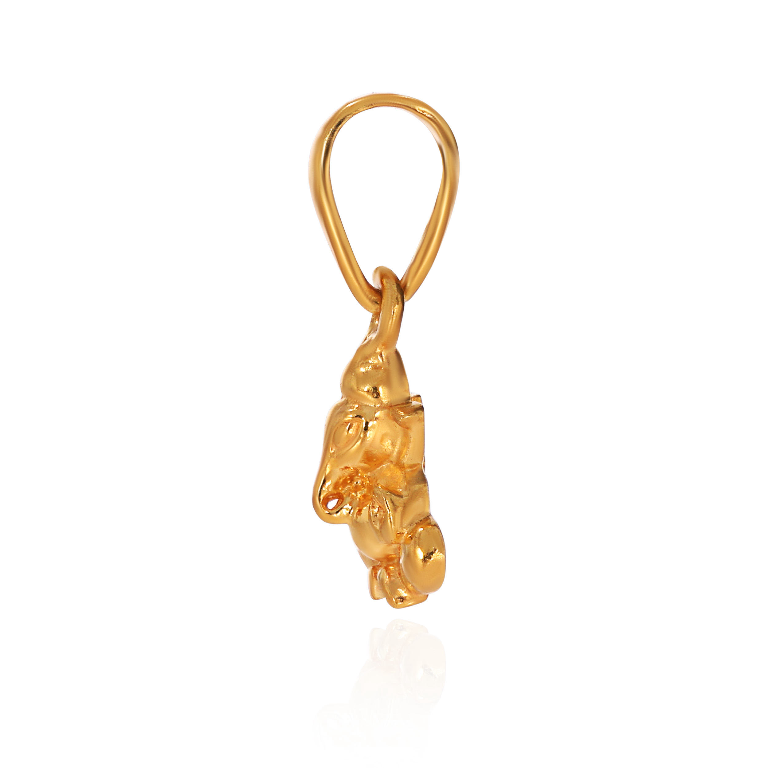 Spiritual Vighnaharta Gold Pendant - Senco Gold and Diamonds