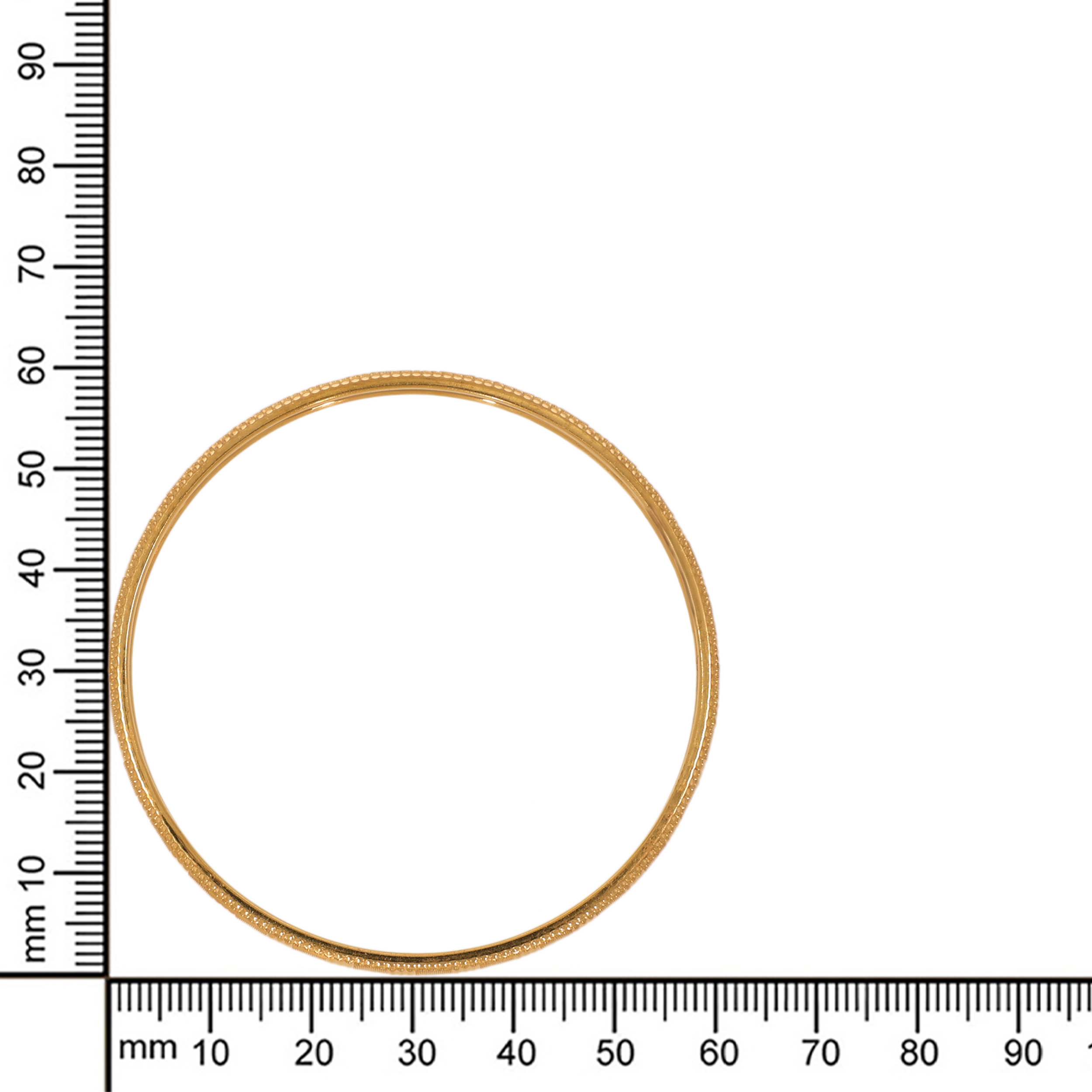 Elegant Texture Gold Bangle - Senco Gold and Diamonds