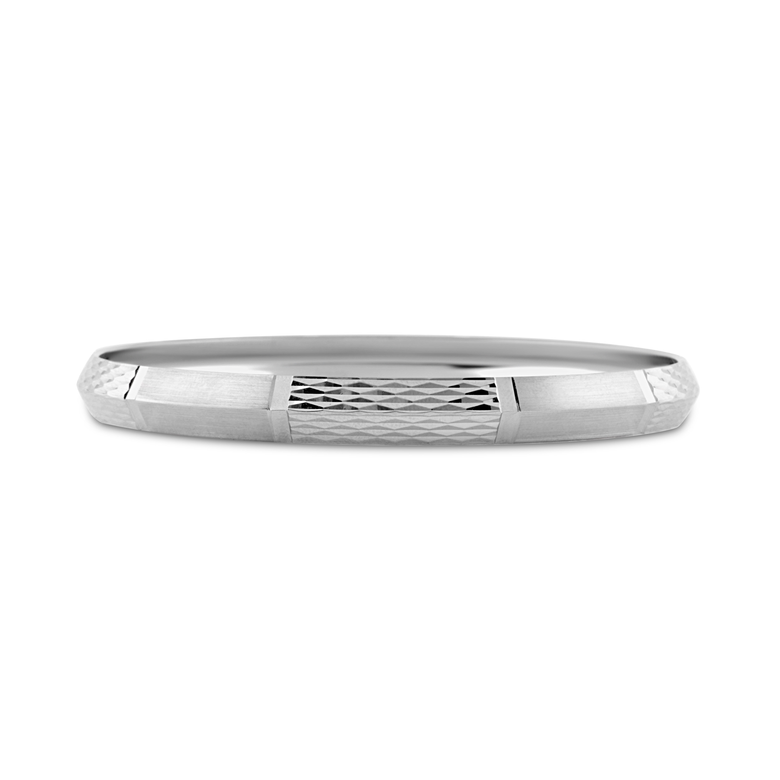 Sterling Edge Men's Platinum Kada - Senco Gold and Diamonds