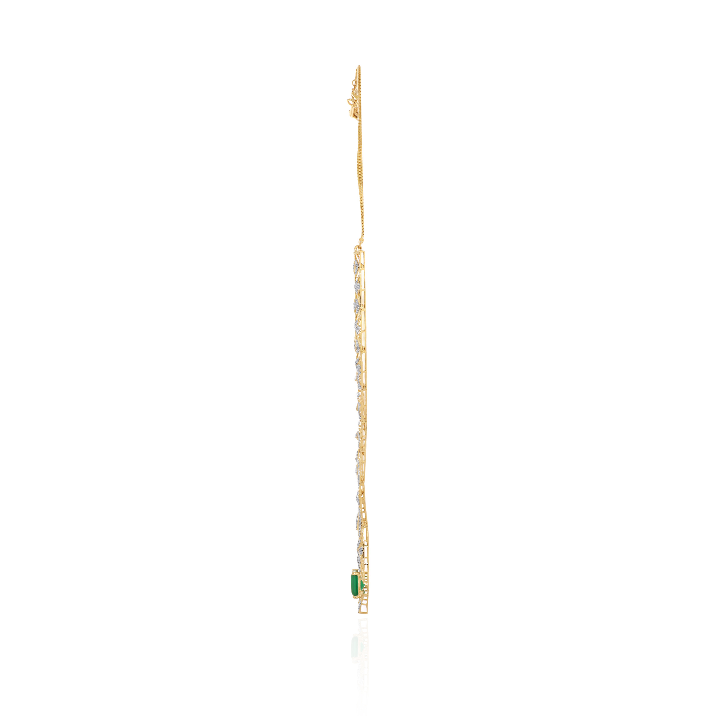 14K Yellow Gold Diamond Necklace-DGN-D000753294 - Senco Gold and Diamonds