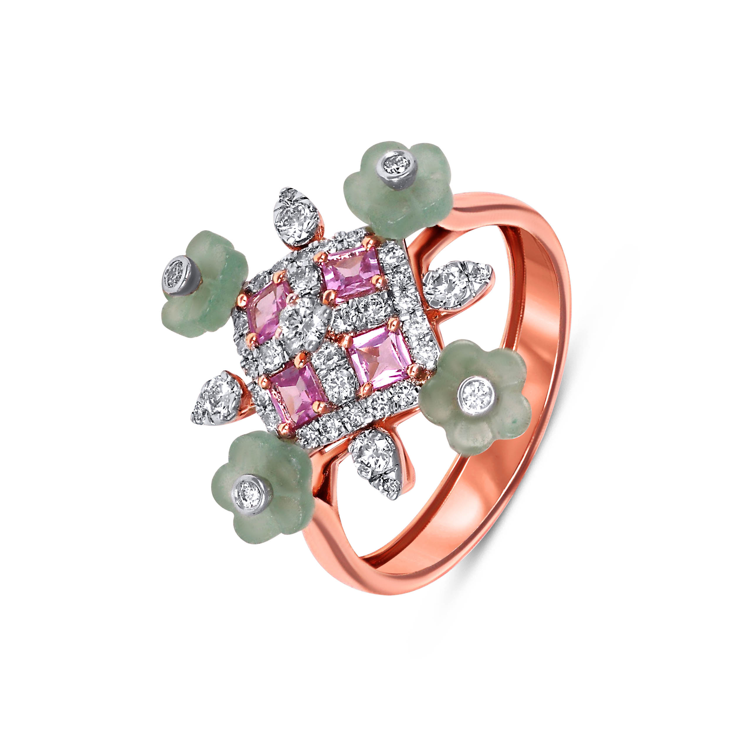 Moonlit Bloom Diamond Ring - Senco Gold and Diamonds