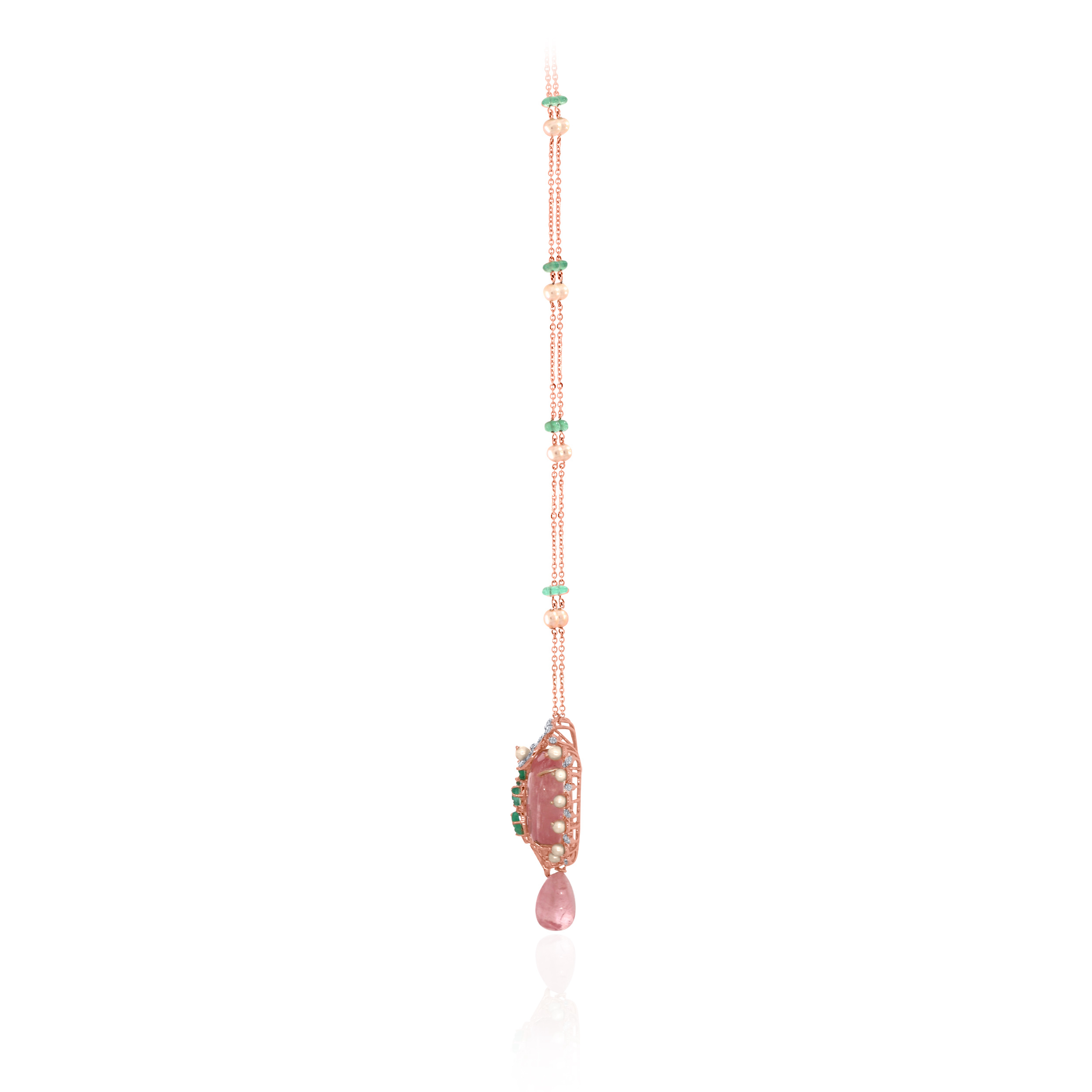 Dewdrop Diamond Chain Pendant - Senco Gold and Diamonds