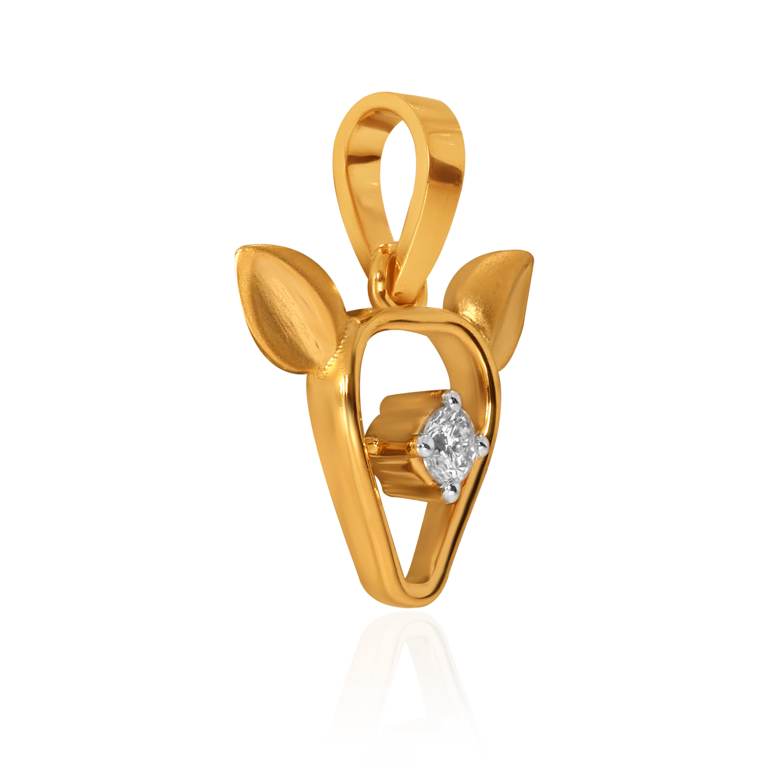 14K Yellow Gold Kids Diamond Pendant-DPN-D000790194 - Senco Gold and Diamonds