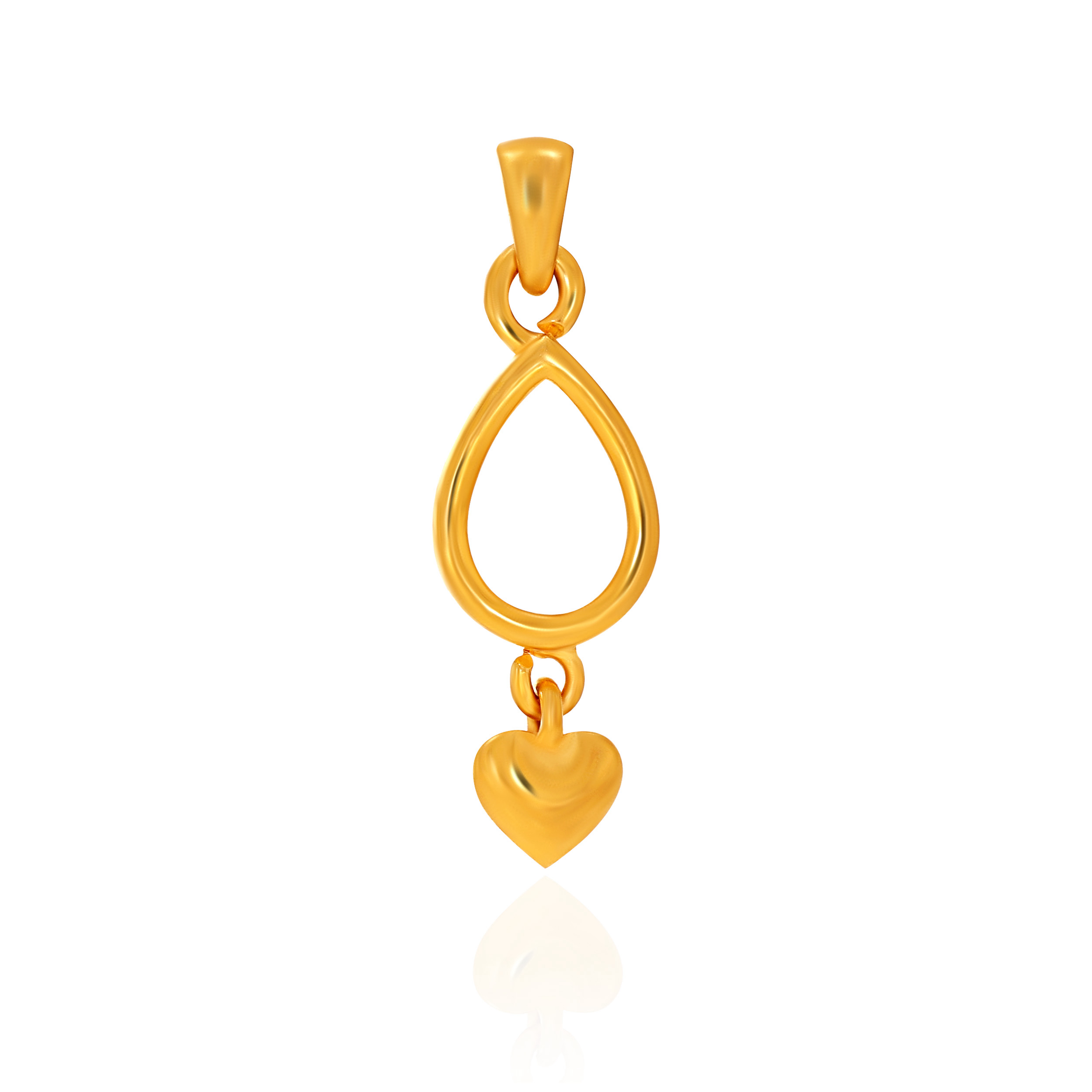 Classic Charm Gold Pendant - Senco Gold and Diamonds