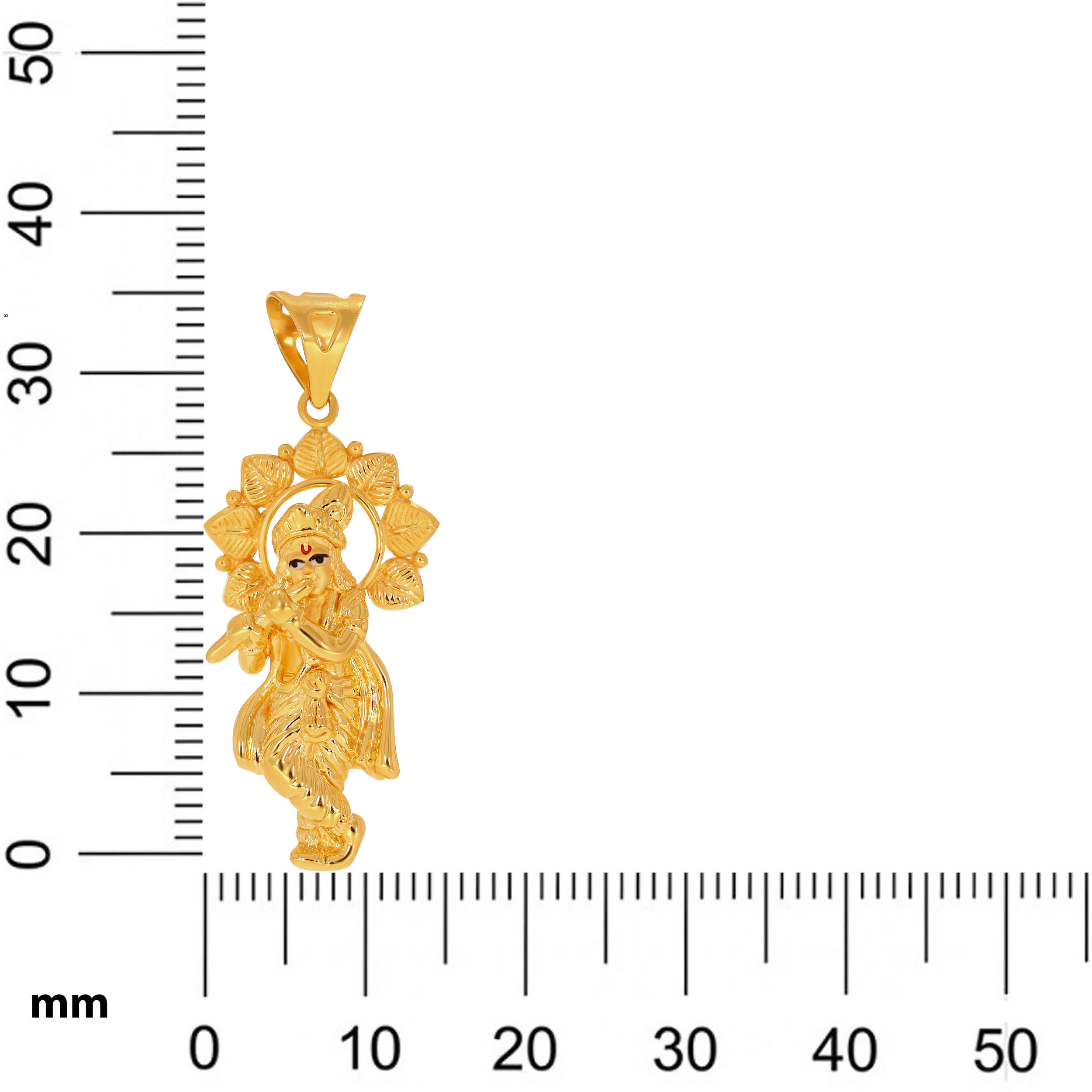 Shree Kanhaiya Gold Pendant - Senco Gold and Diamonds