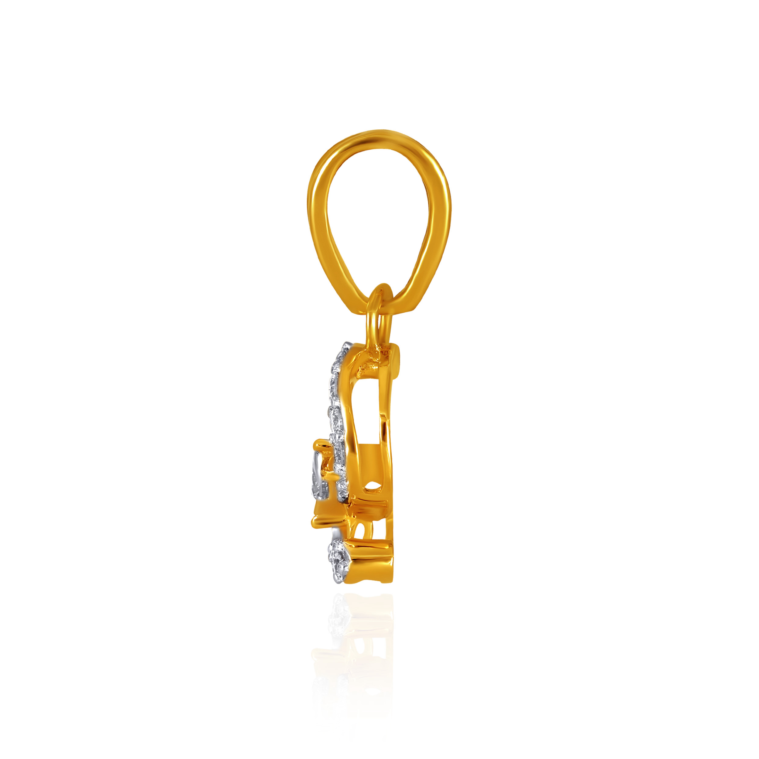 Fluid Cascade Diamond Pendant - Senco Gold and Diamonds