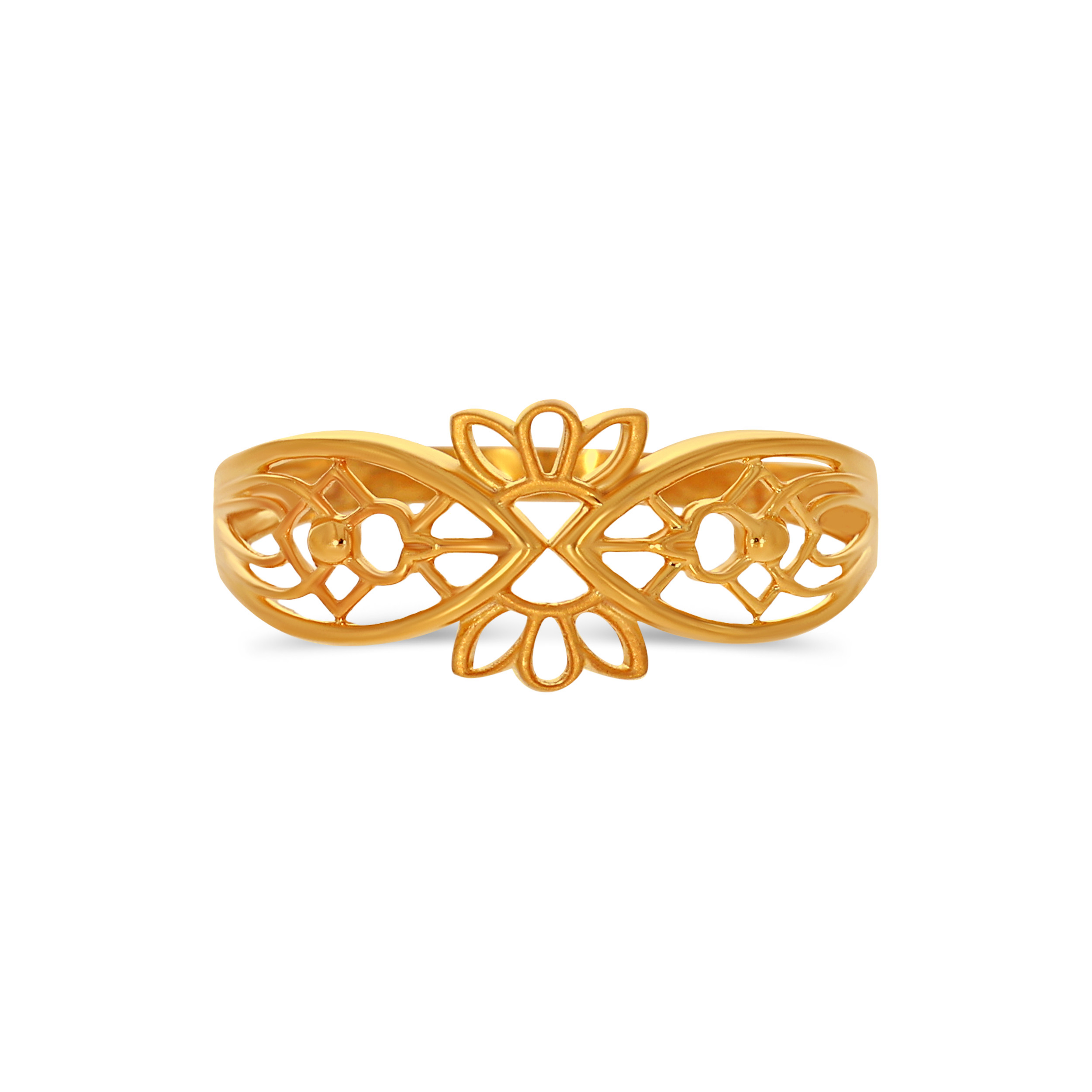 Floral Harmony Gold Ring - Senco Gold and Diamonds