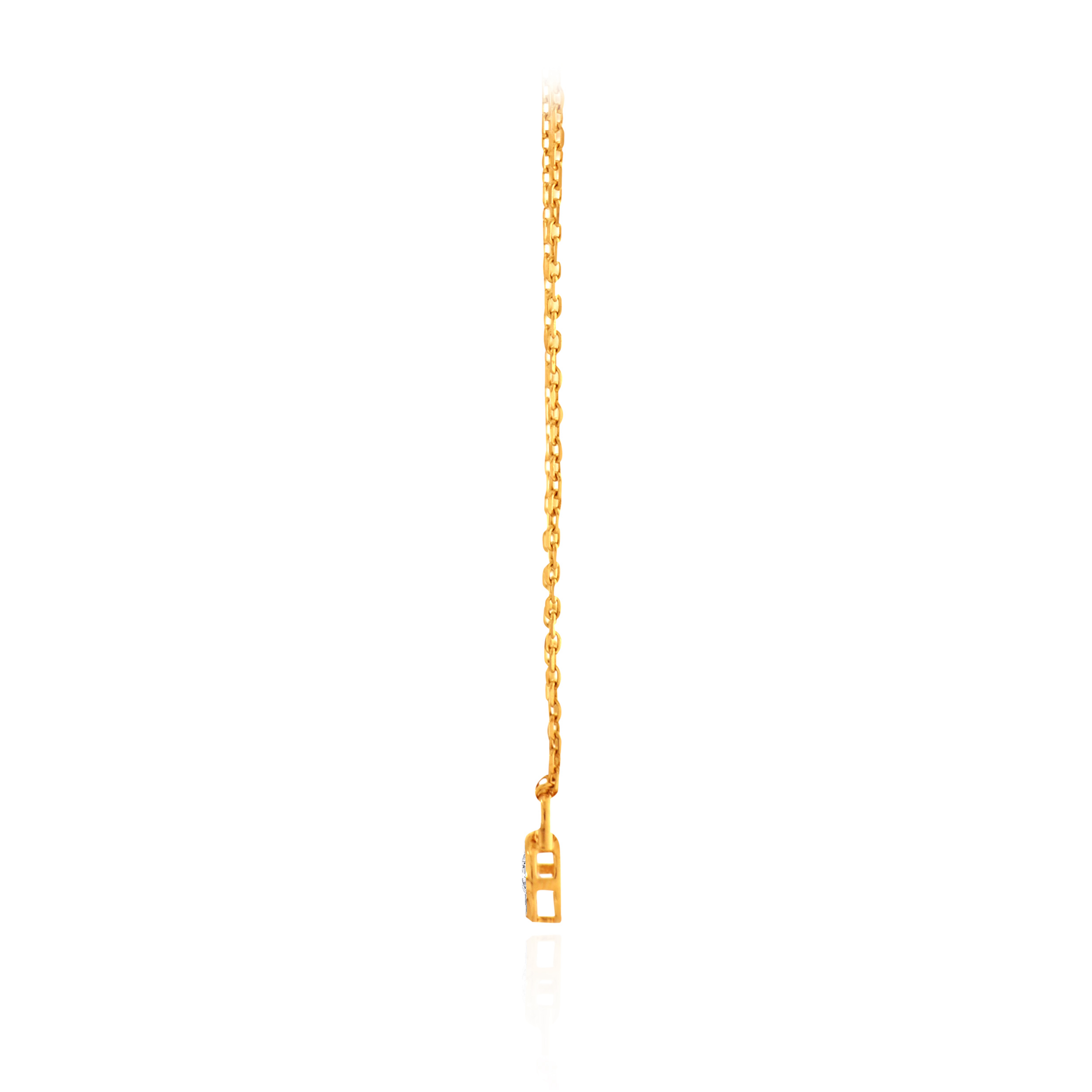 Halo Glow Diamond Chain Pendant - Senco Gold and Diamonds